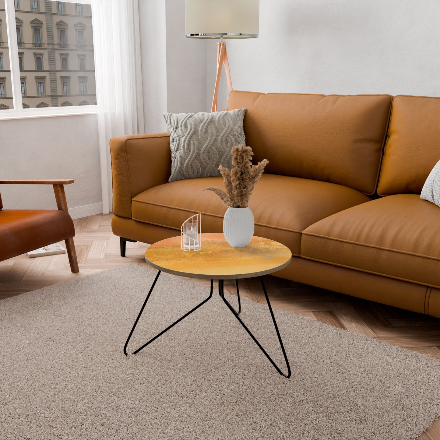 ORANGE IMPRESSION Small Coffee Table