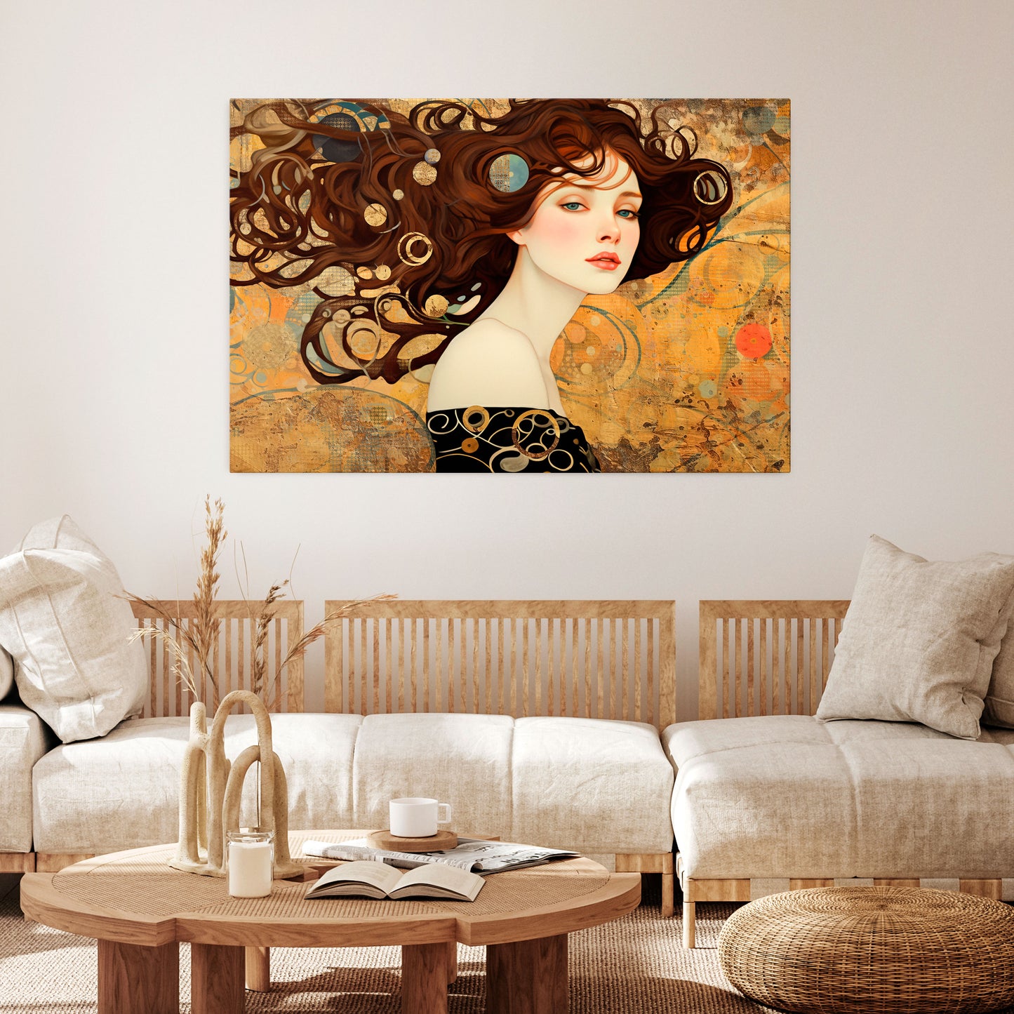 LOST IN THOUGHT Horizontal Canvas Print