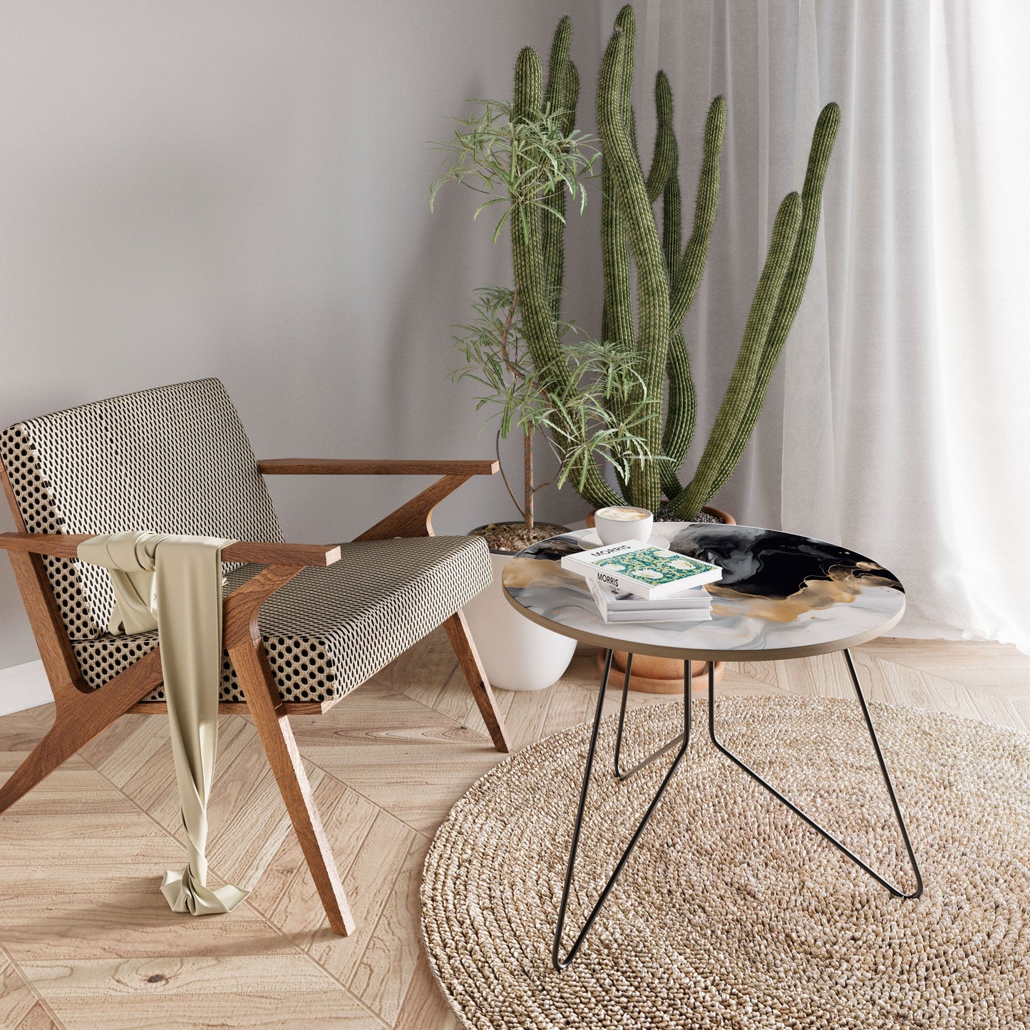 SVART OCH VITT CONFLUENCE Soffbord 69