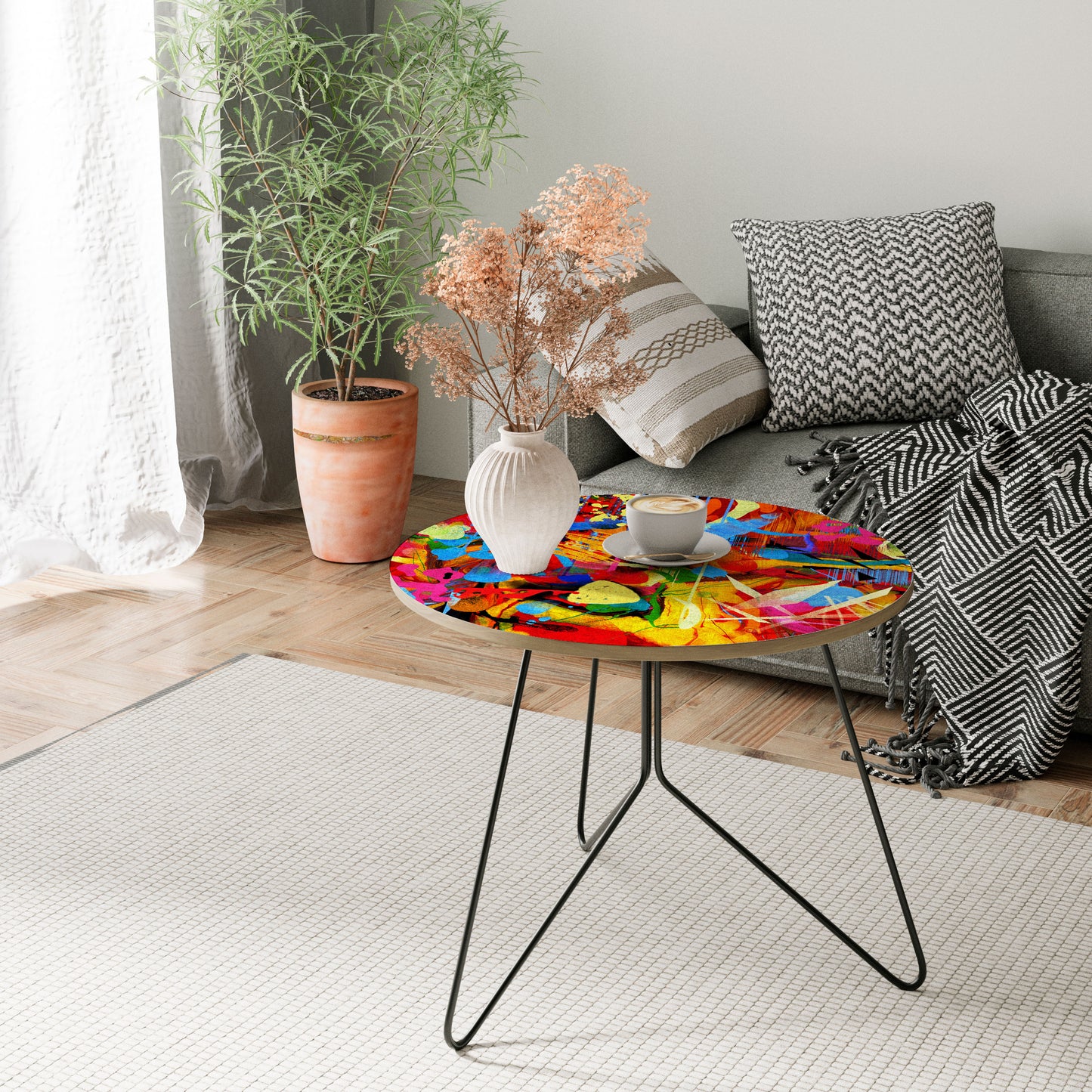 ABSTRACT RHAPSODY Large Coffee Table