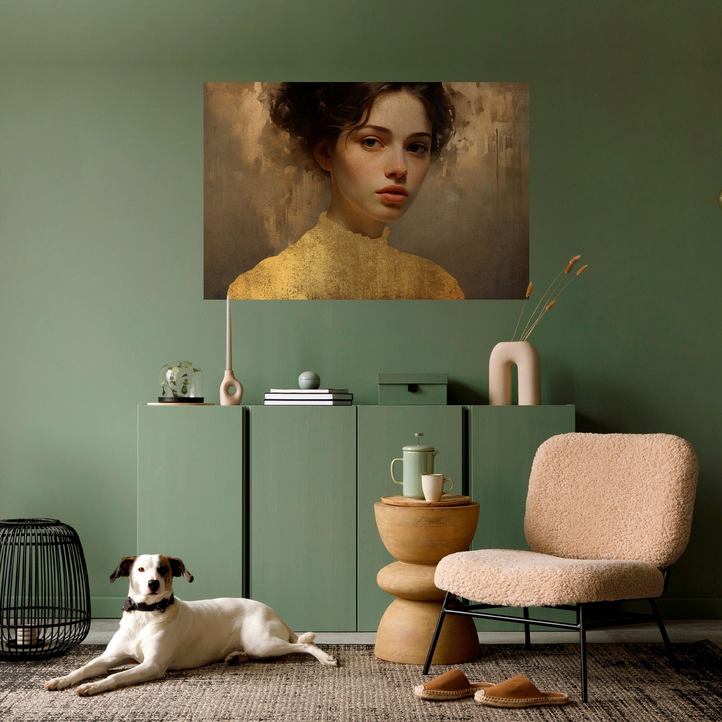 ETHEREAL ECOUNTER Peel and Stick Horizontal Poster