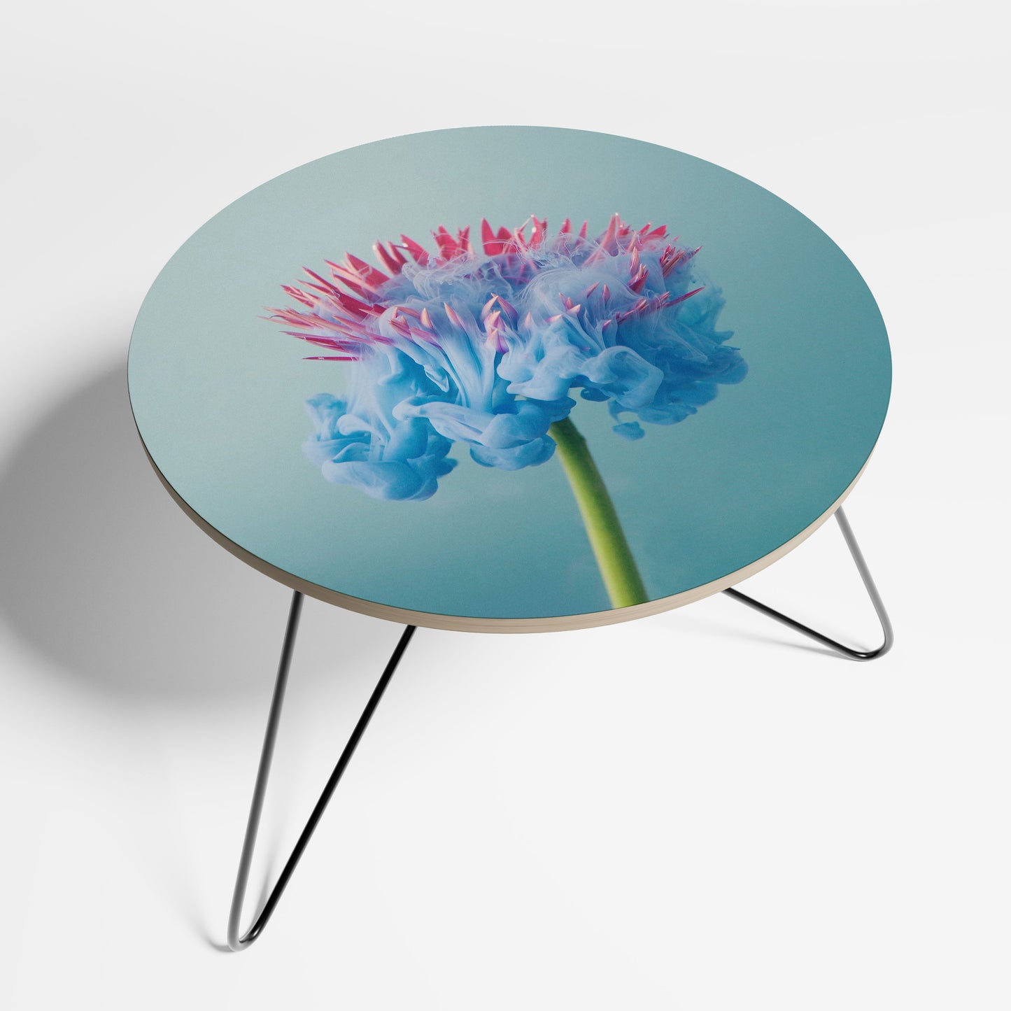 MISTY BLUE EXPLOSION Small Coffee Table