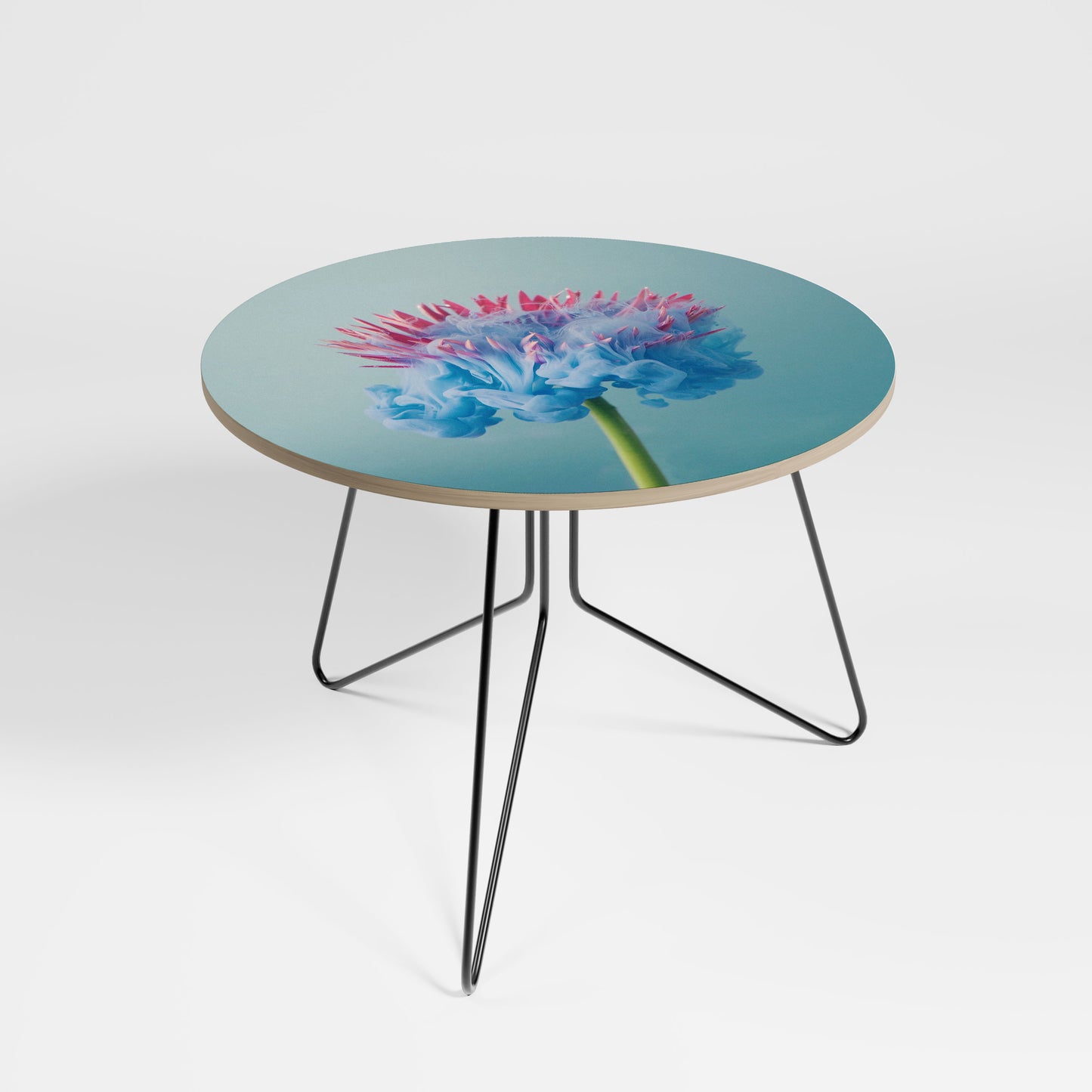 MISTY BLUE EXPLOSION Large Coffee Table
