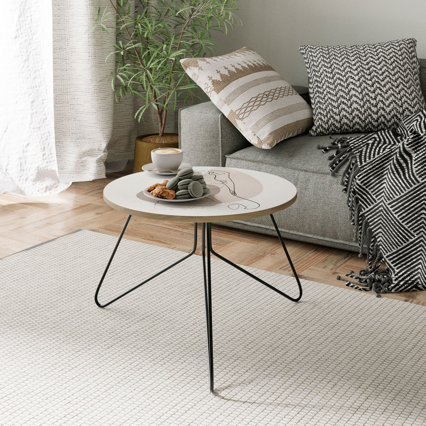 CONTOURS OF BEAUTY Small Coffee Table