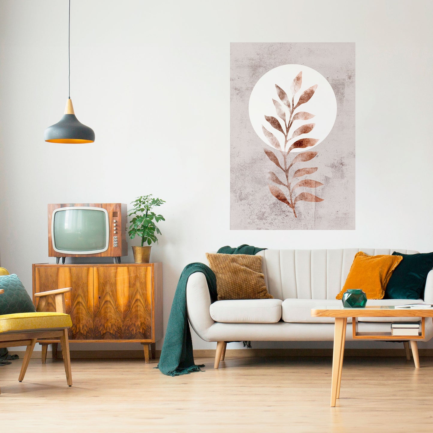 LEAF RADIANCE Peel and Stick Vertical Poster