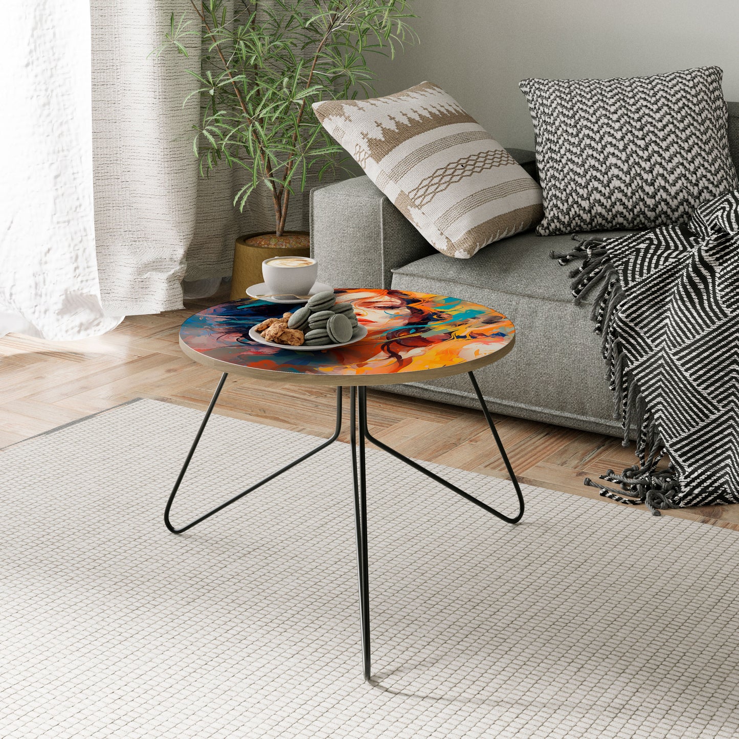 CHROMA CHARM Small Coffee Table