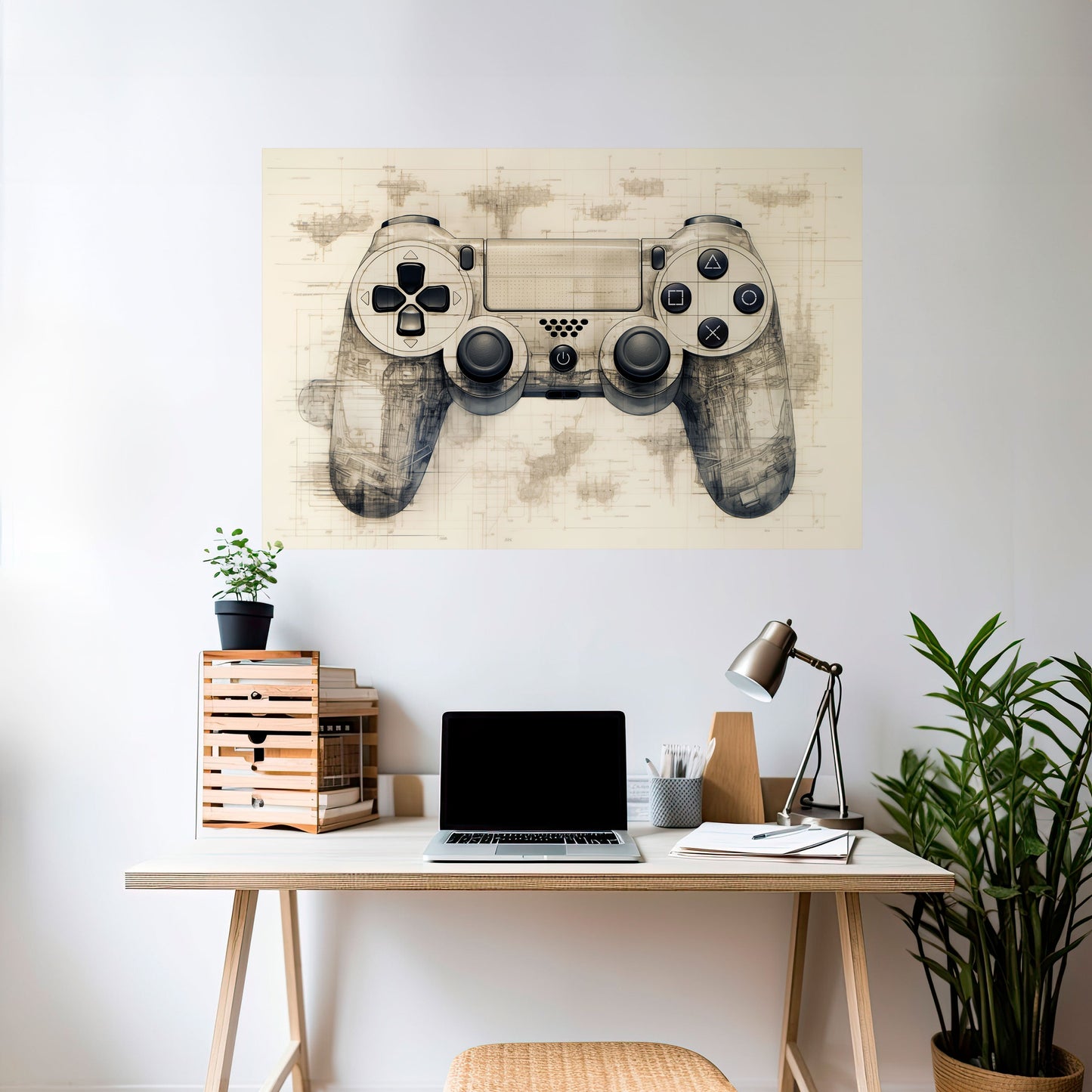 QUANTUM QUEST PAD horisontell affisch som kan skalas och fästas