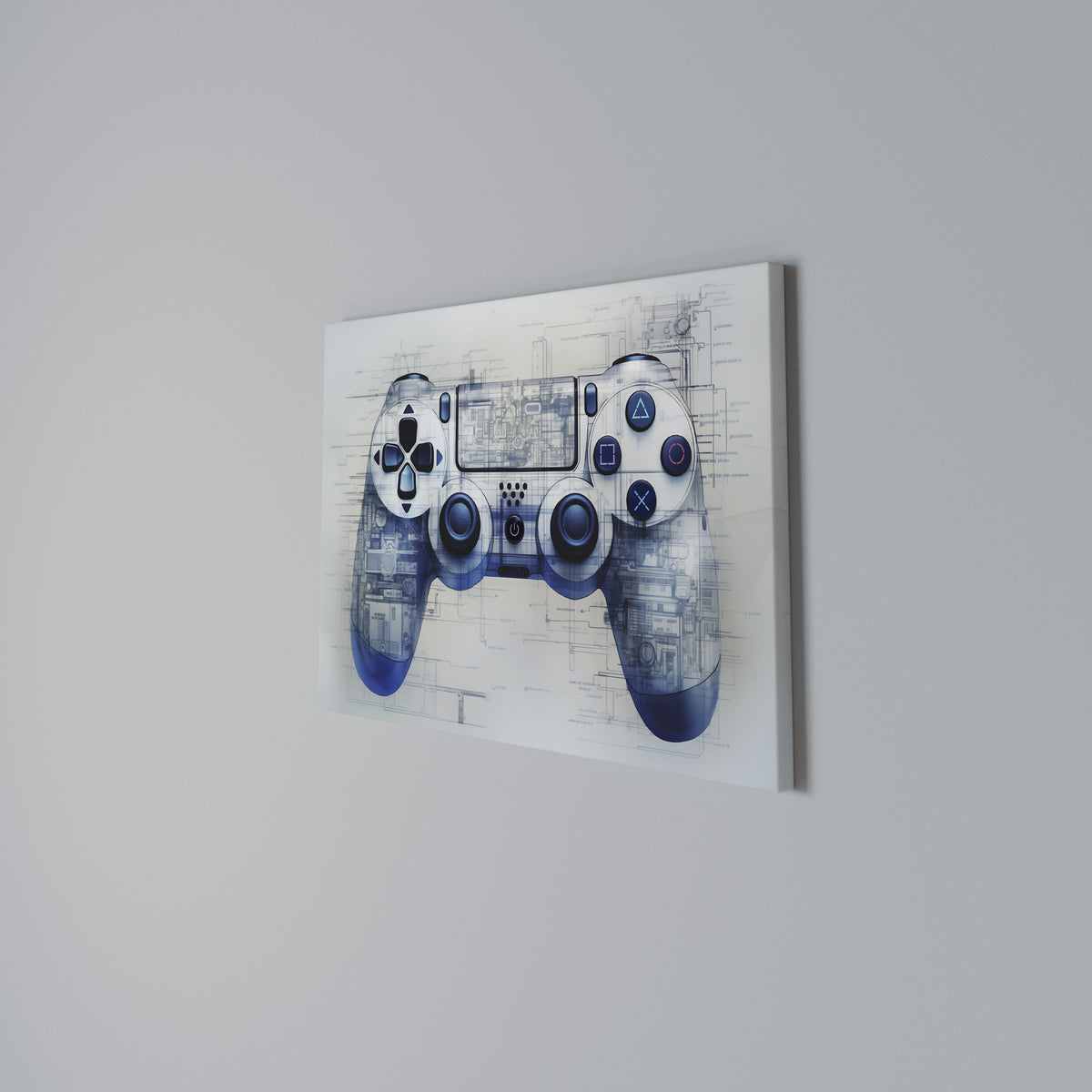 CYBER SCAPE PAD Horizontal Canvas Print