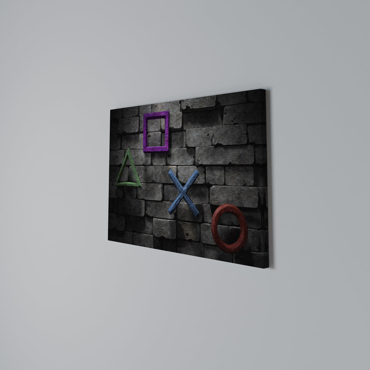 UNDERGOUND CONSOLE ICONS Horizontal Canvas Print