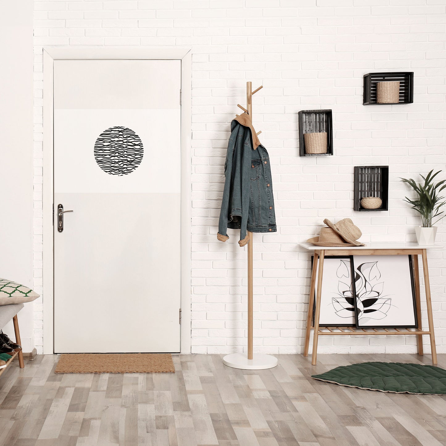 LUNA LINES horisontell affisch med självhäftande motiv