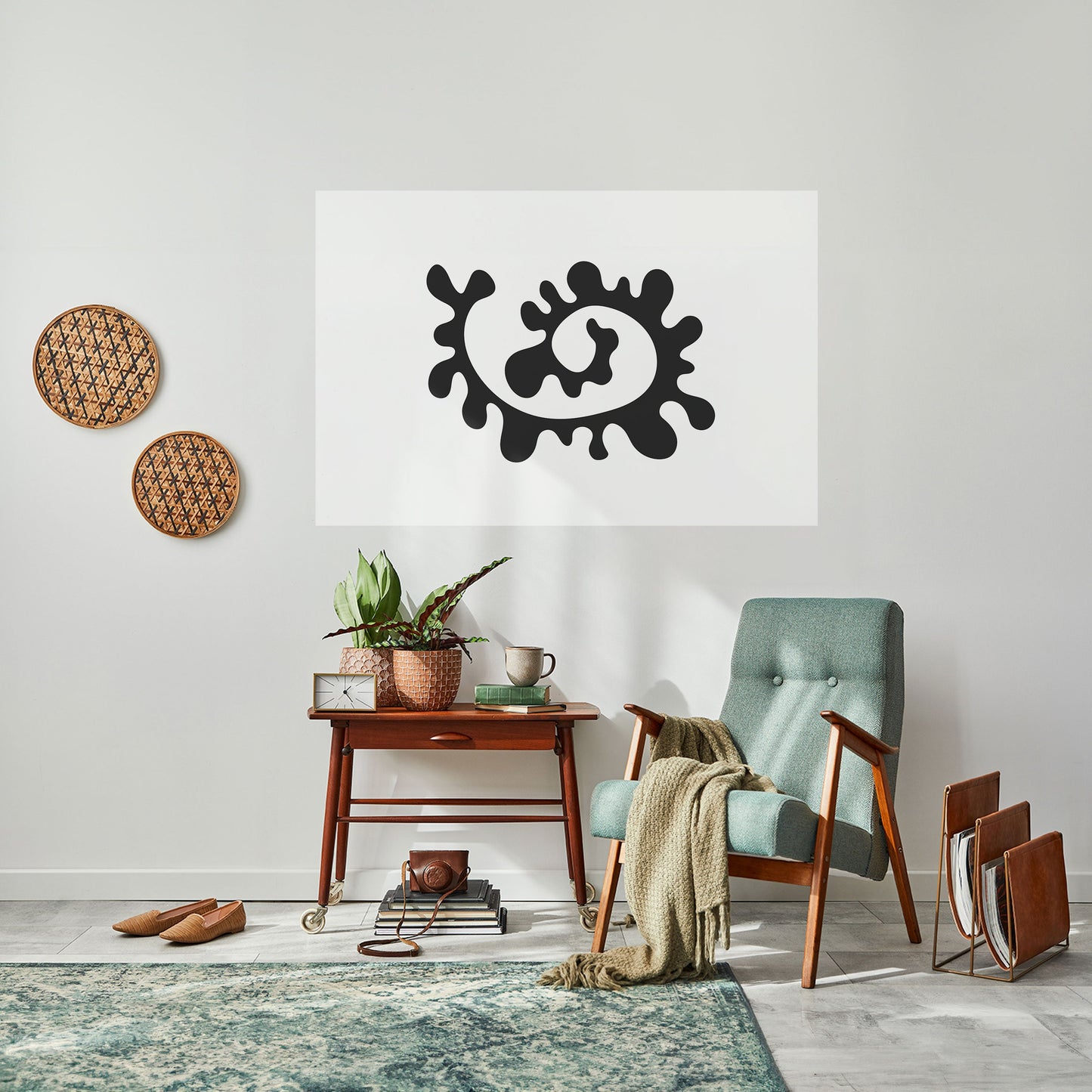 THE BLEND OF YESTERDAY Peel and Stick Horizontal Poster