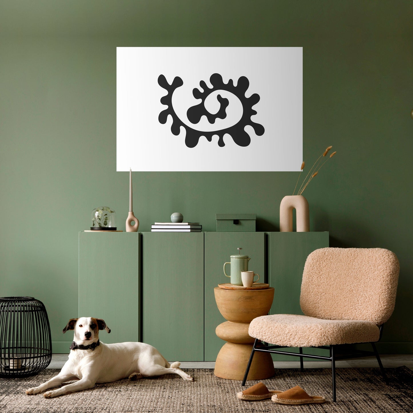 THE BLEND OF YESTERDAY Peel and Stick Horizontal Poster