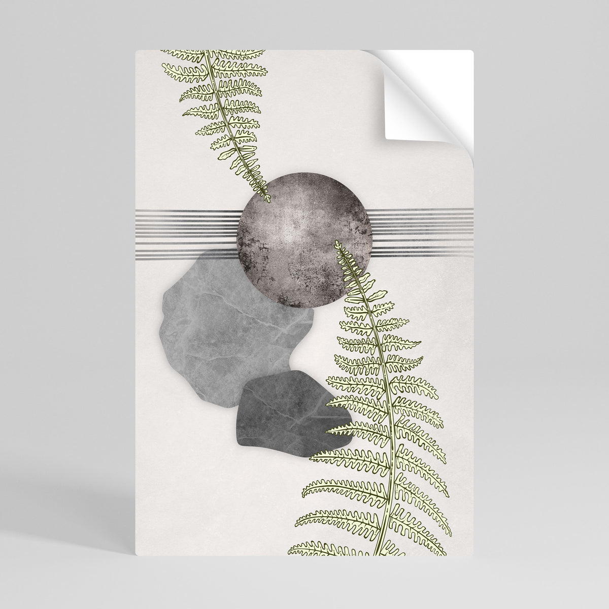 FERN MELANCHOLY Självhäftande Vertikal Poster