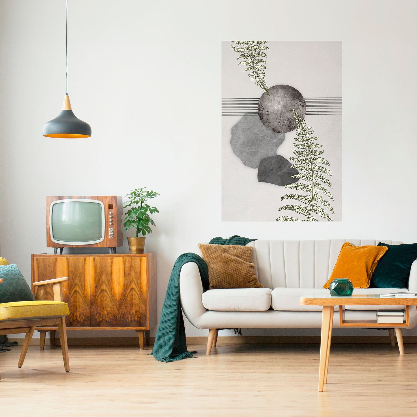 FERNKEN MELANCHOLY vertikal affisch med självhäftande motiv