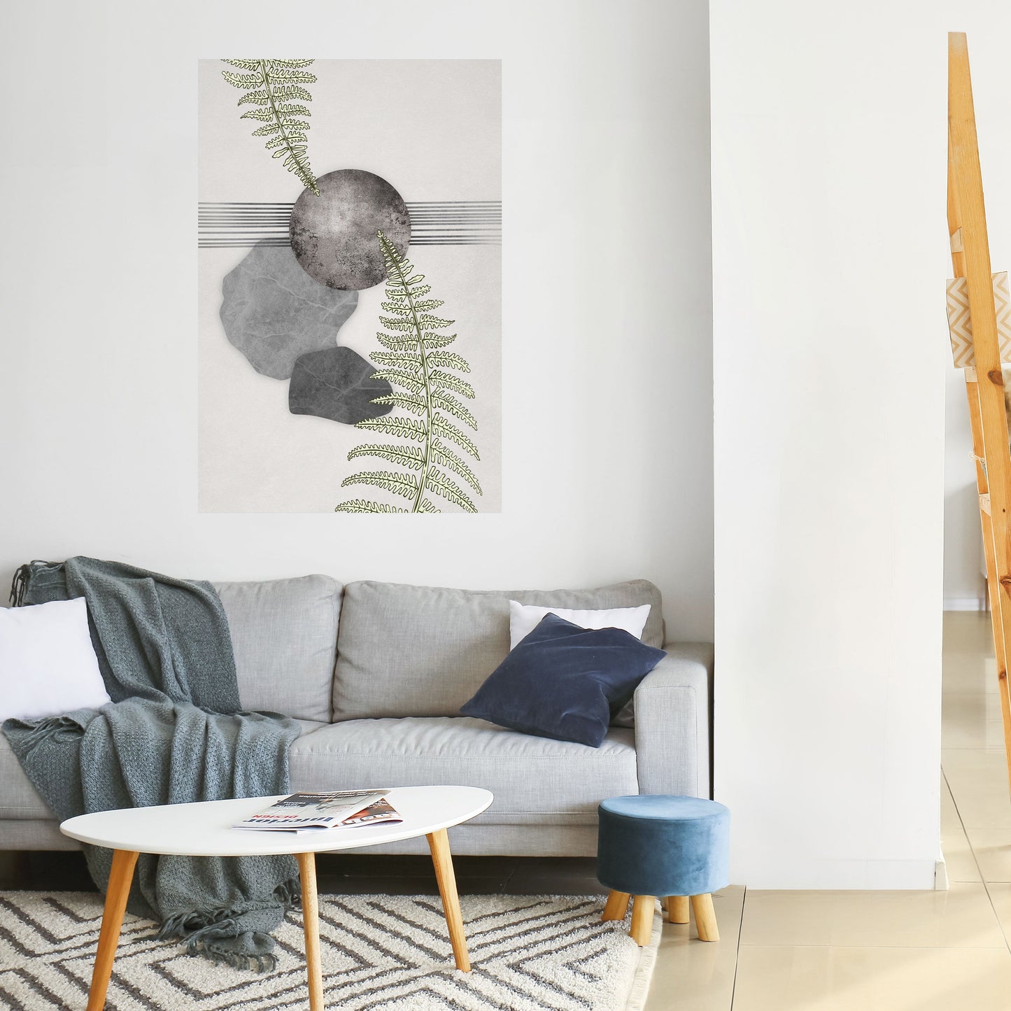 FERNKEN MELANCHOLY vertikal affisch med självhäftande motiv