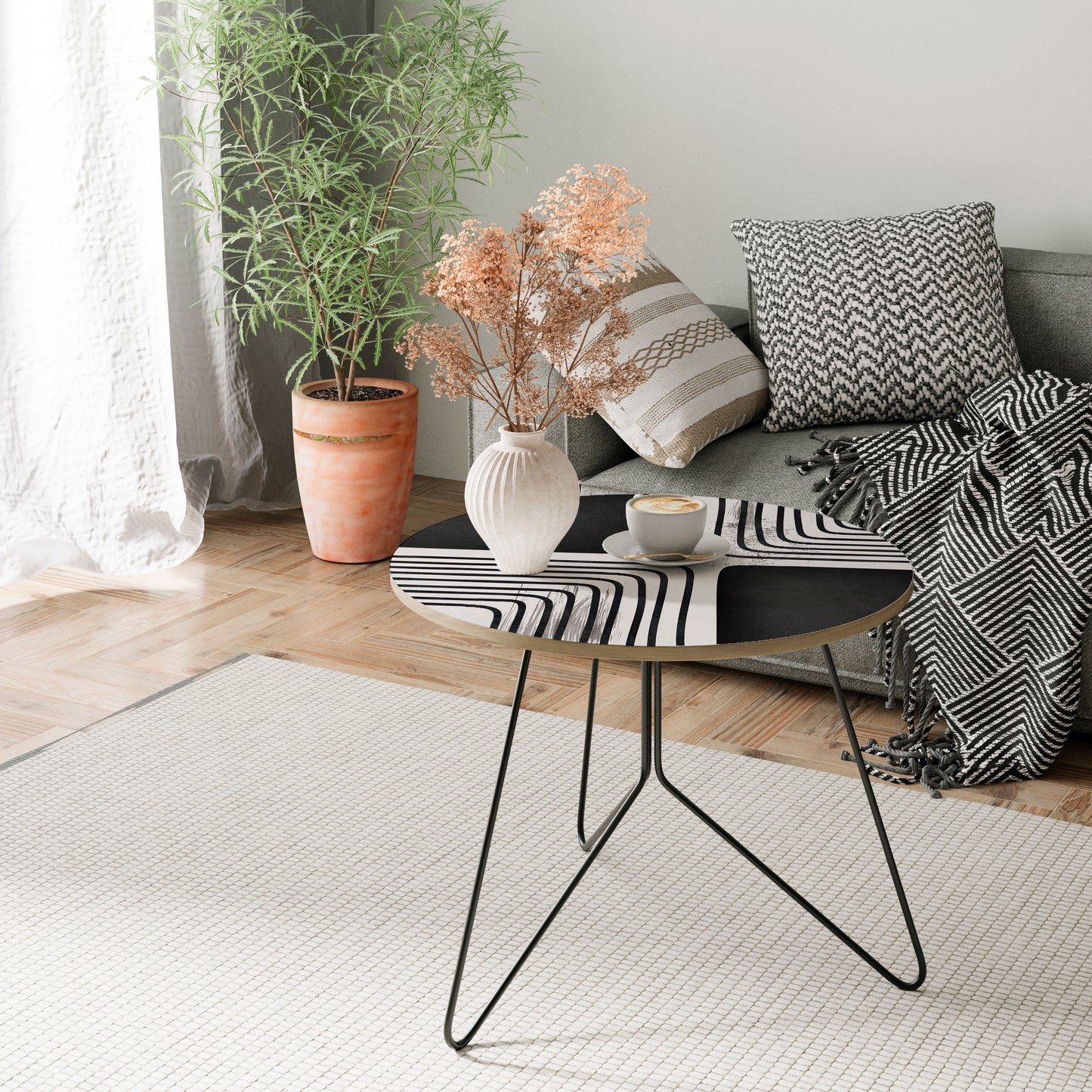 DARKSIDE OF THE LINE Large Coffee Table