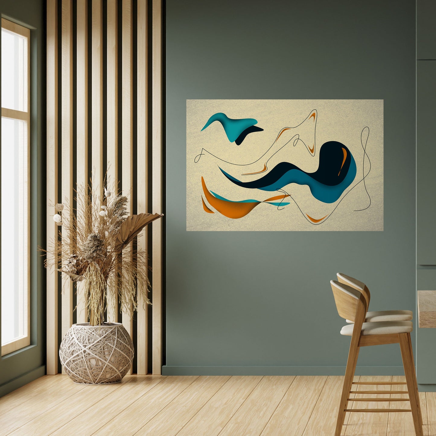 DREAMY DAZE horisontell poster med självhäftande text