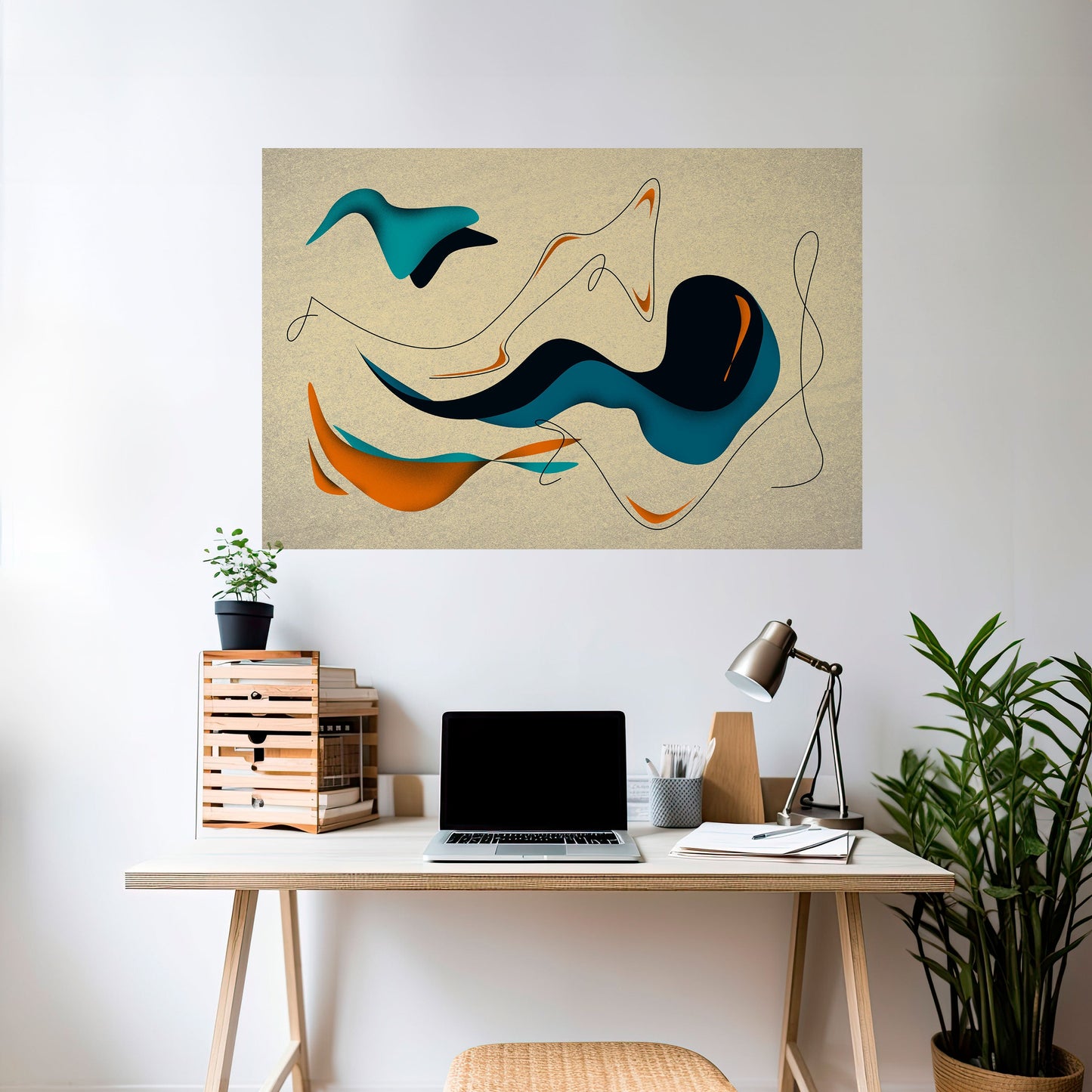 DREAMY DAZE horisontell poster med självhäftande text