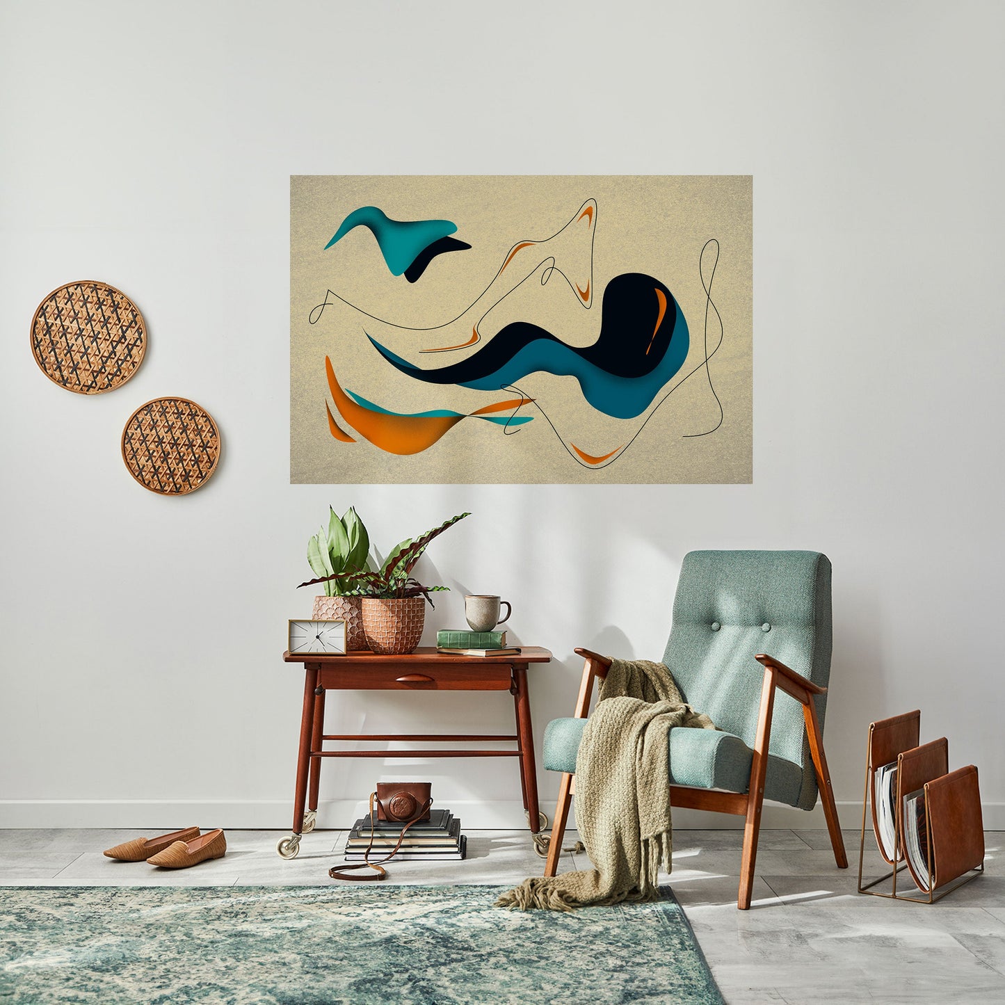 DREAMY DAZE horisontell poster med självhäftande text