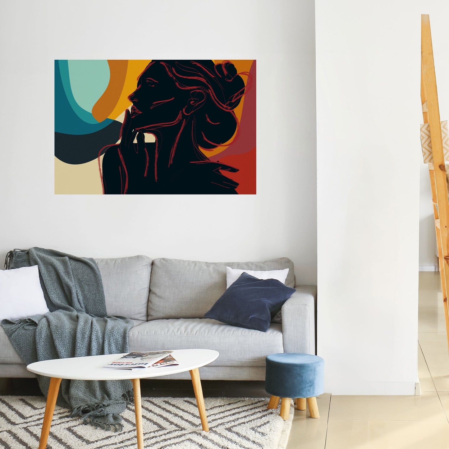 SILHOUETTE SONATA Peel and Stick Horizontal Poster