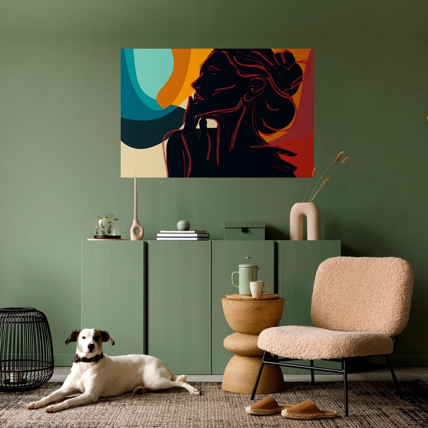 SILHOUETTE SONATA Peel and Stick Horizontal Poster