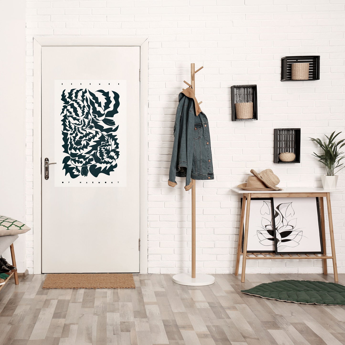 ETHEREAL ORNAMENT Peel and Stick Vertical Poster