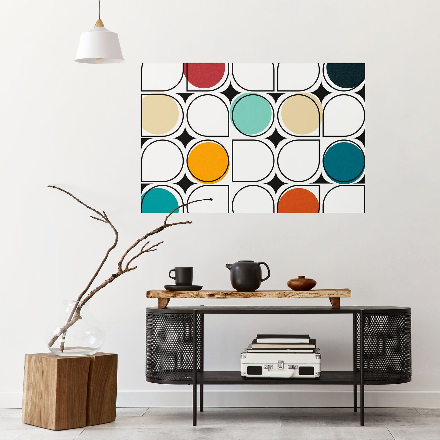 HUE HARMONY Peel and Stick Horizontal Poster
