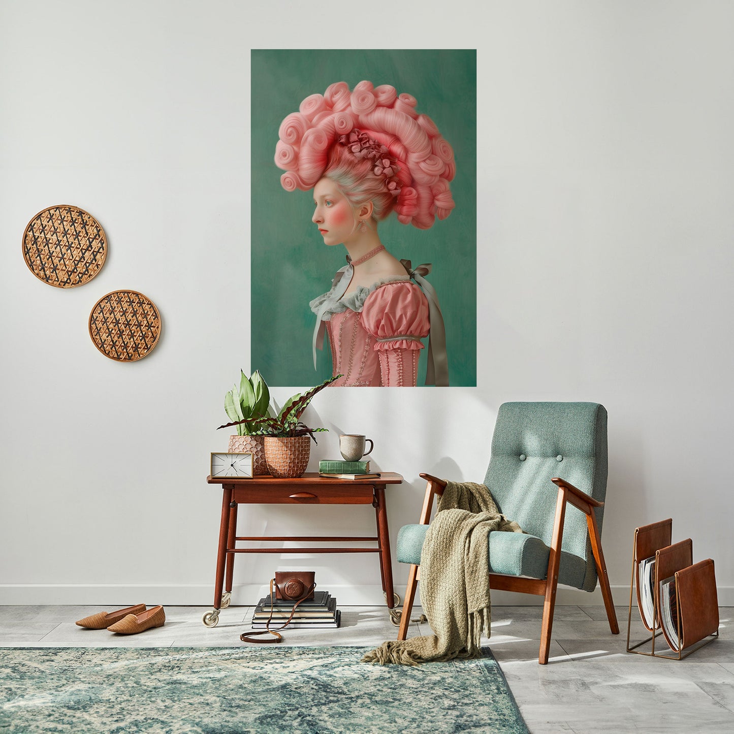 BAROQUE FUSION Peel and Stick Vertical Poster