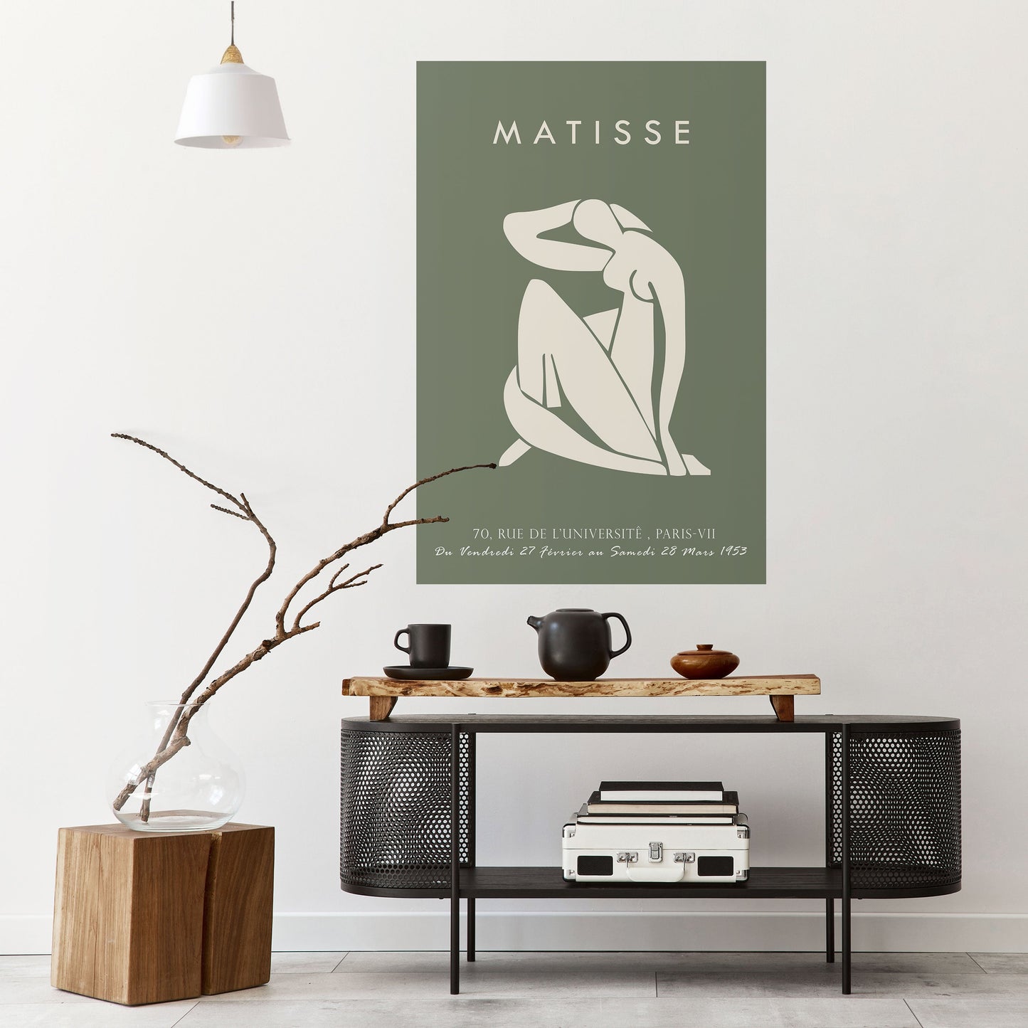 MATISSE NUDES Vertikal poster med självhäftande motiv