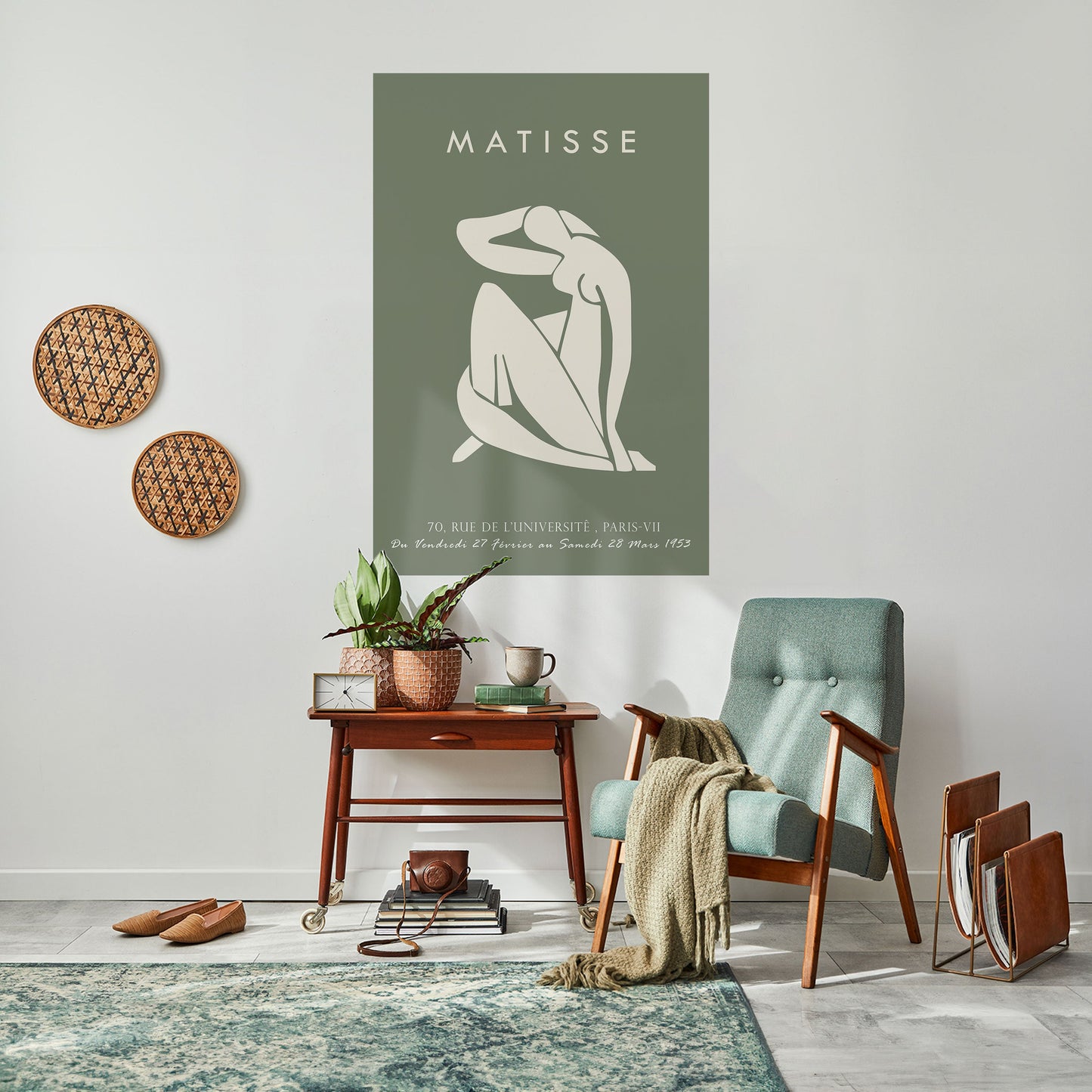 MATISSE NUDES Vertikal poster med självhäftande motiv
