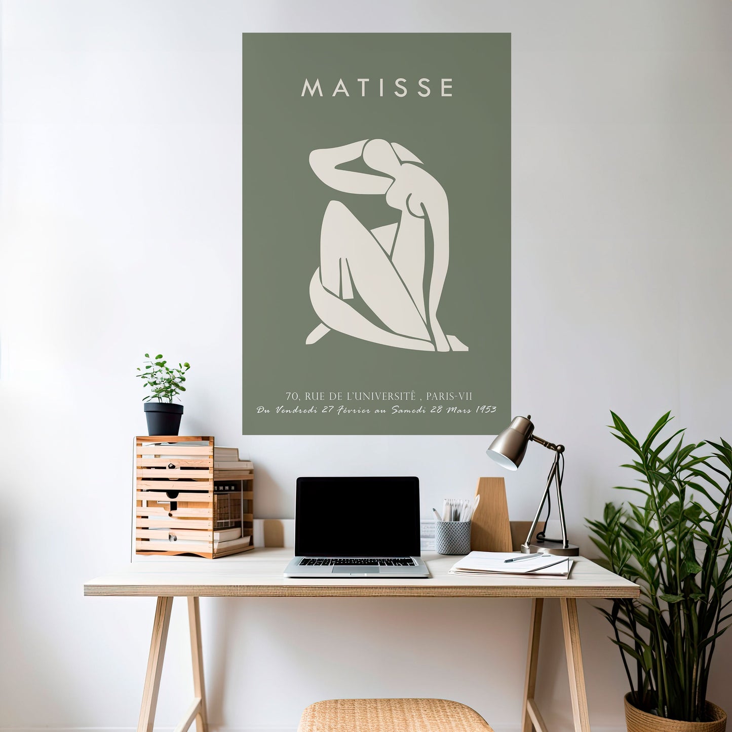 MATISSE NUDES Vertikal poster med självhäftande motiv