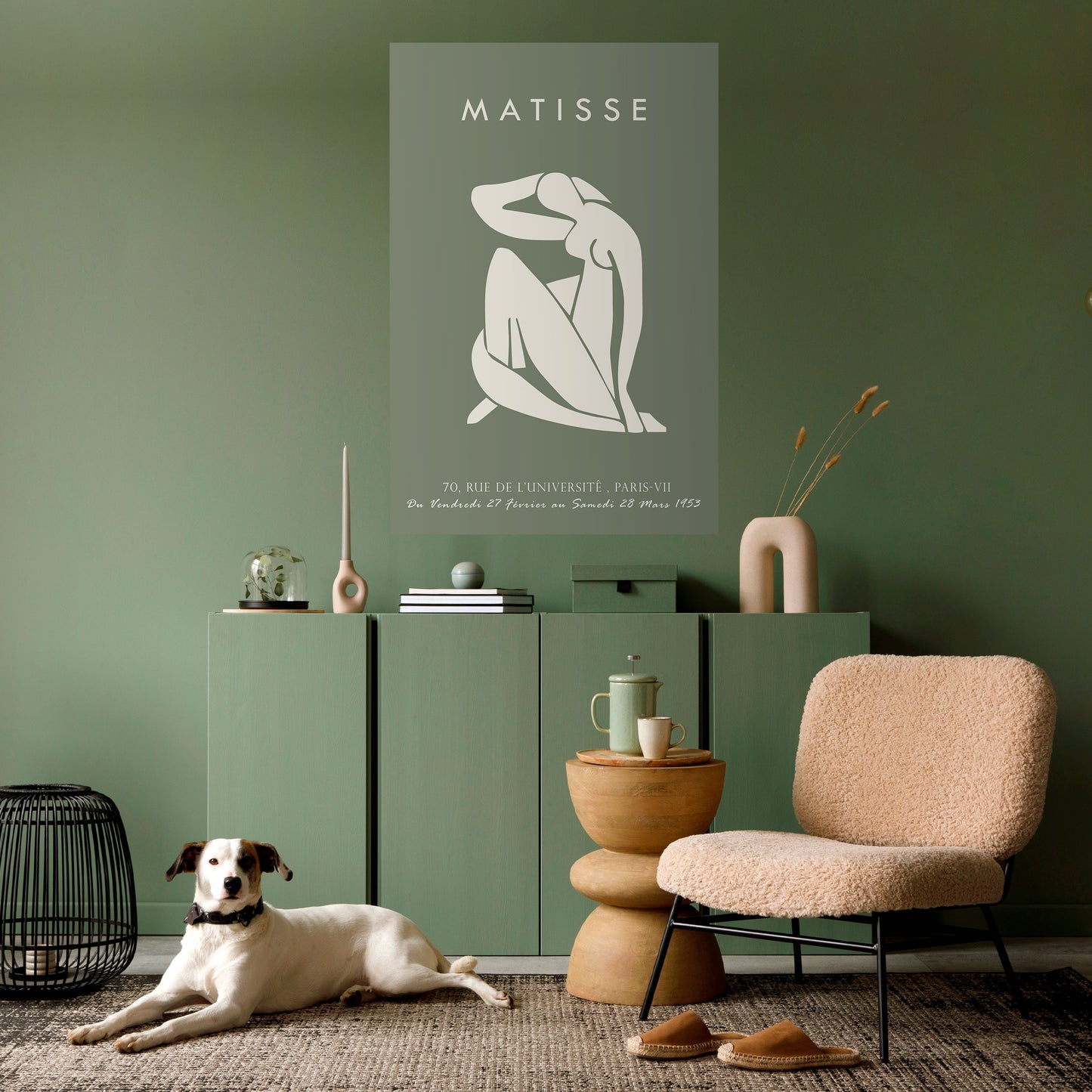 MATISSE NUDES Vertikal poster med självhäftande motiv