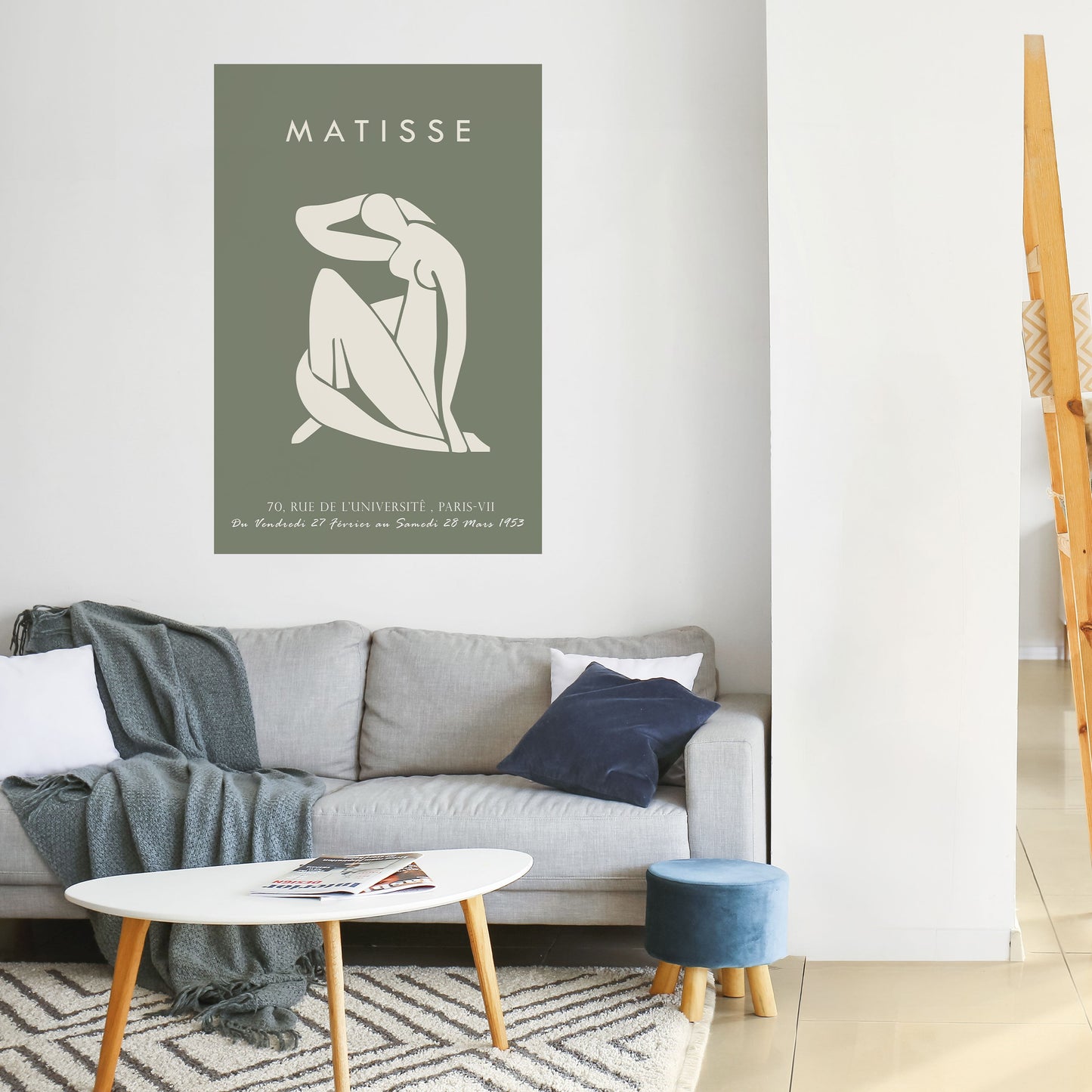 MATISSE NUDES Vertikal poster med självhäftande motiv