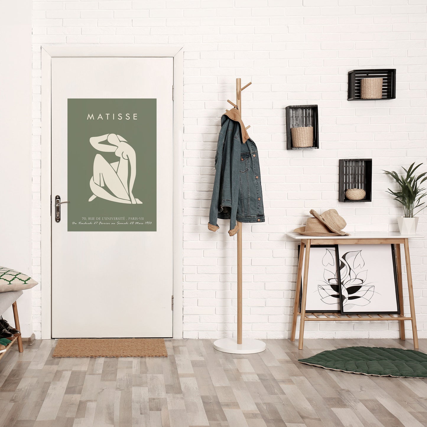 MATISSE NUDES Vertikal poster med självhäftande motiv