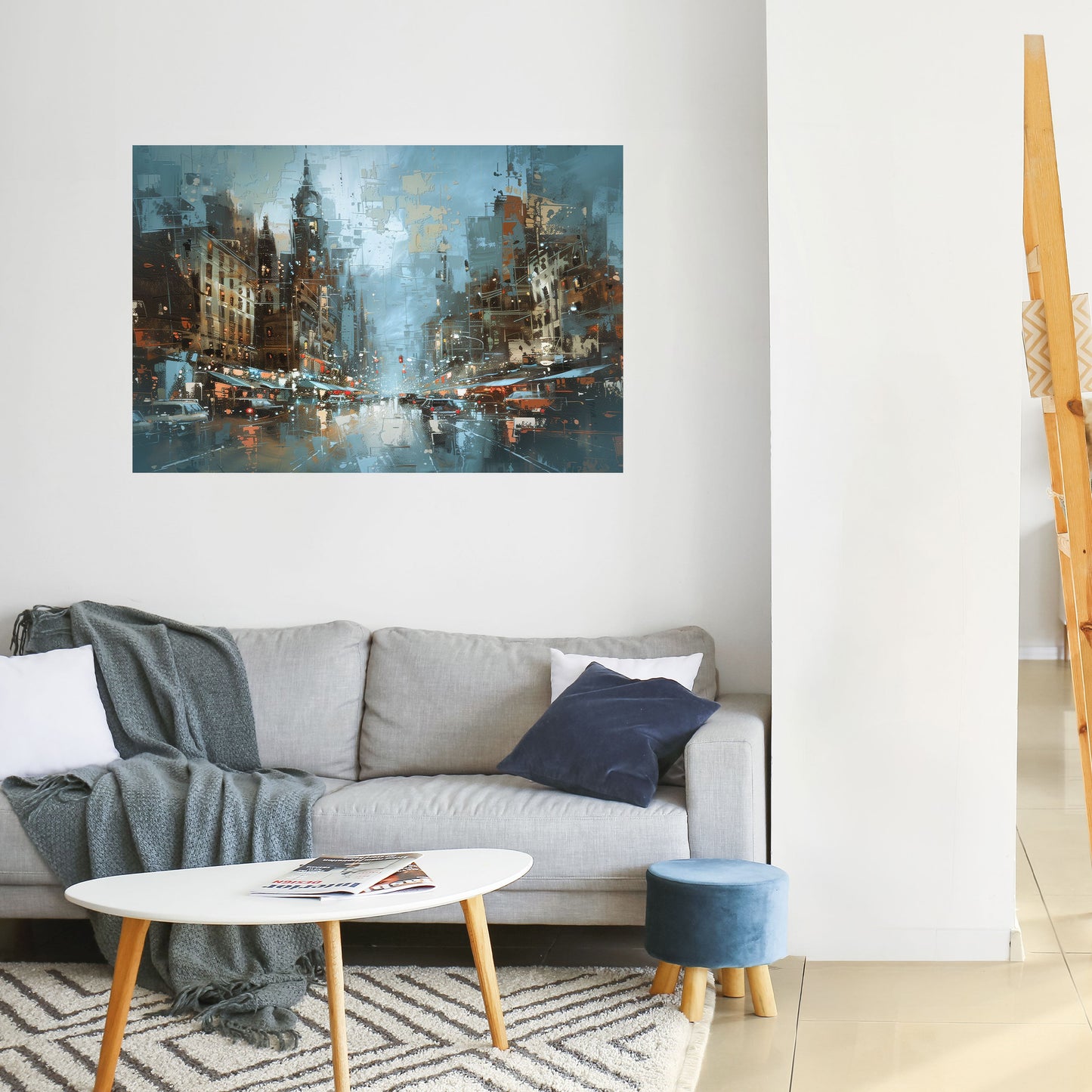 URBAN FEVER horisontell affisch med självhäftande motiv