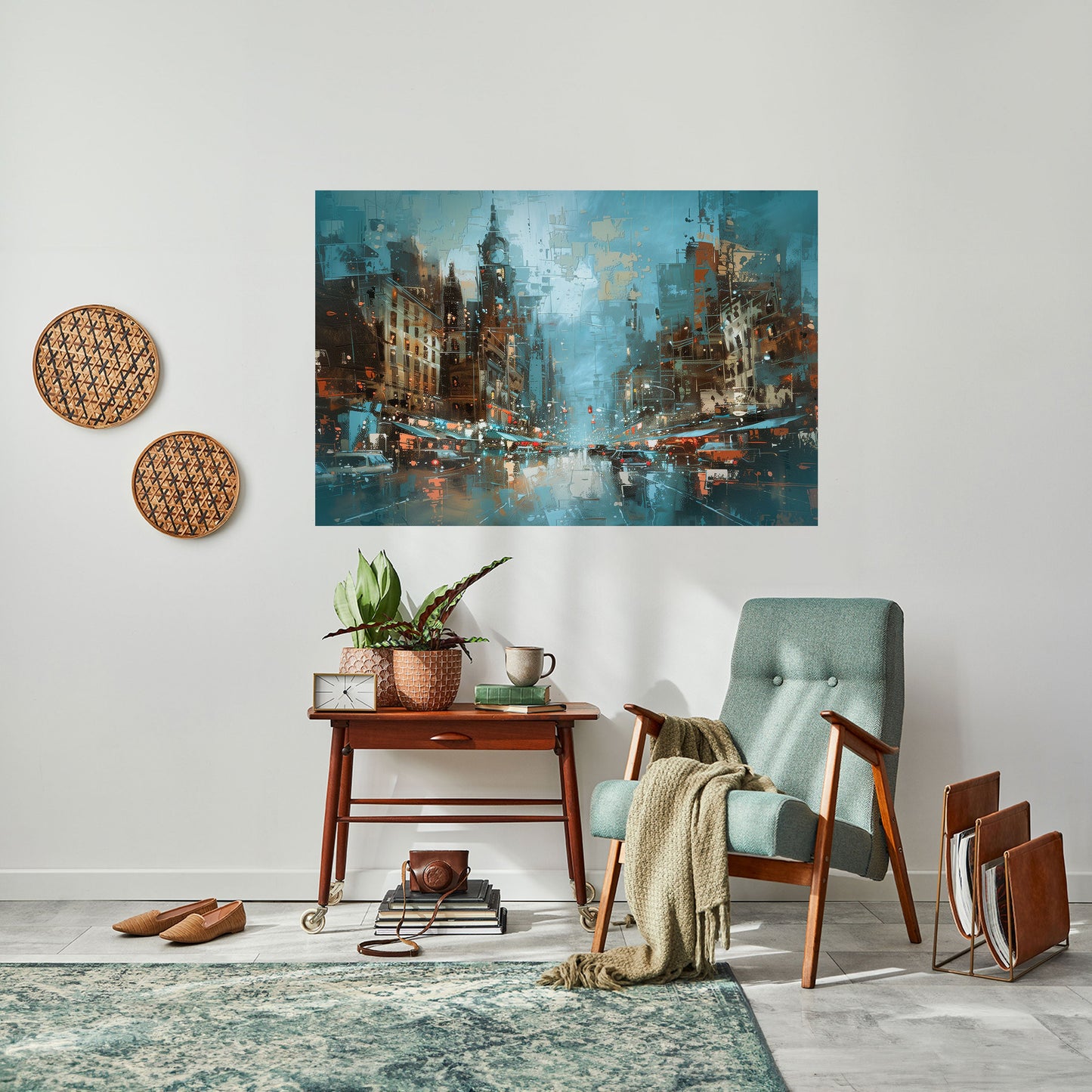 URBAN FEVER horisontell affisch med självhäftande motiv