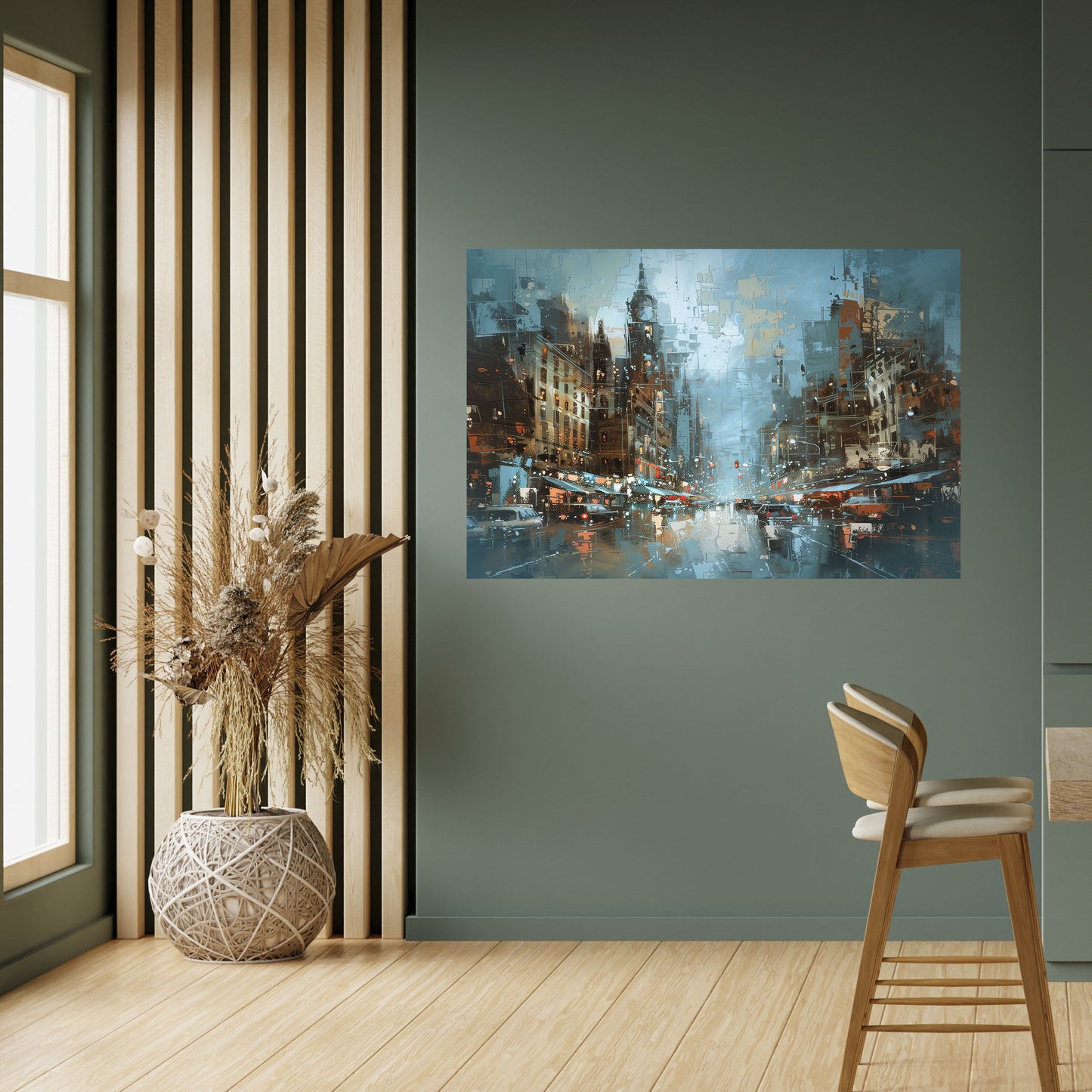 URBAN FEVER horisontell affisch med självhäftande motiv