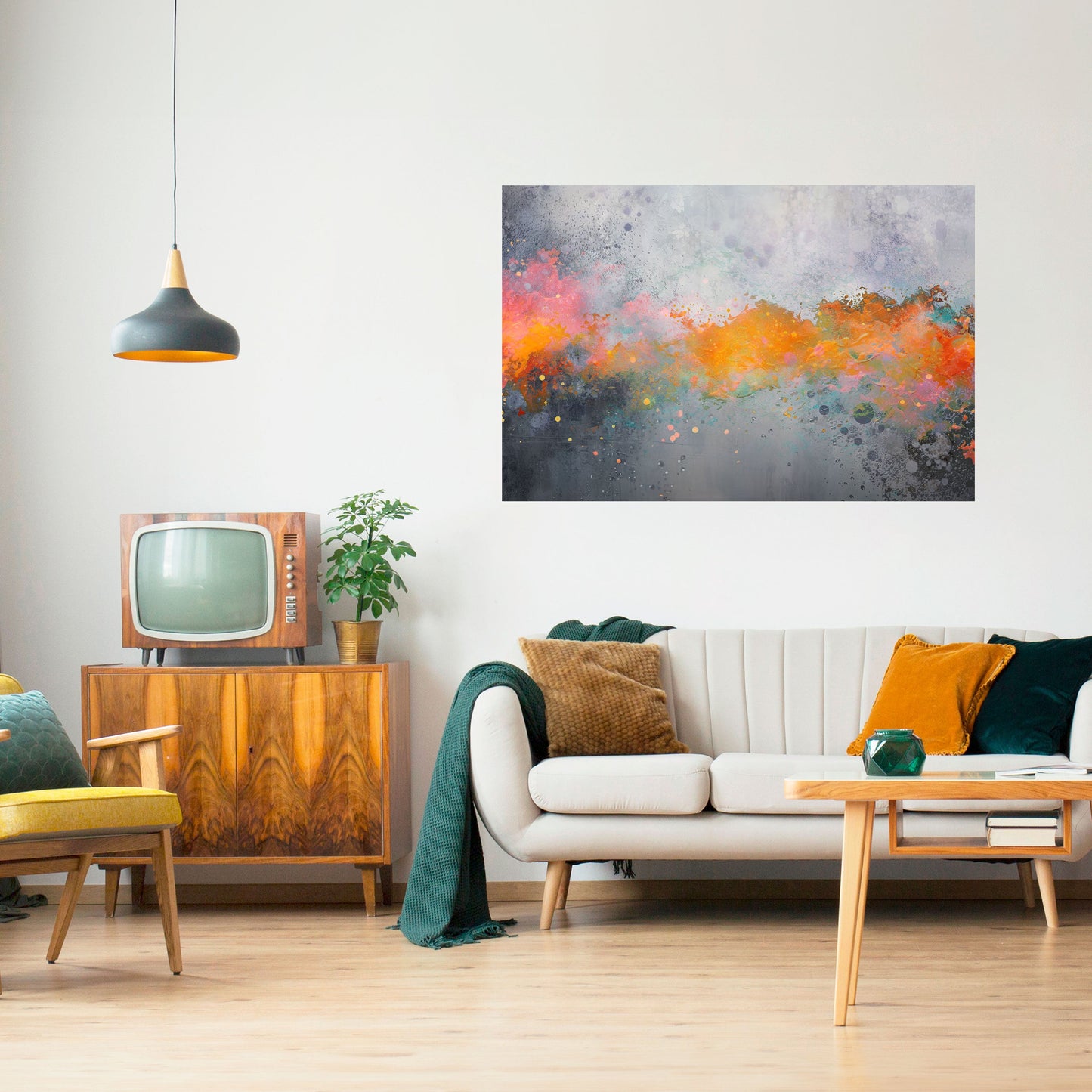 PIXY ROAD horisontell affisch med självhäftande motiv