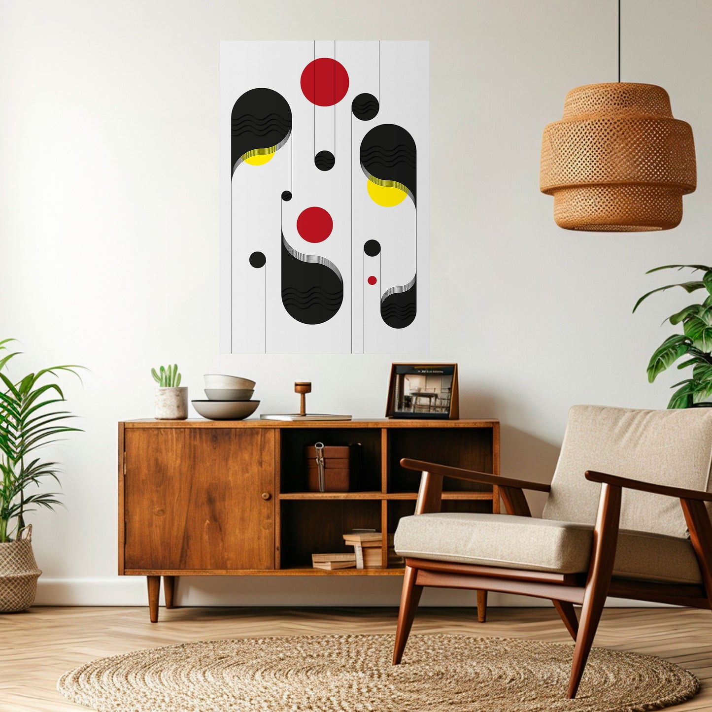 DOT-TO-DOT LULLABY Peel and Stick Vertical Poster