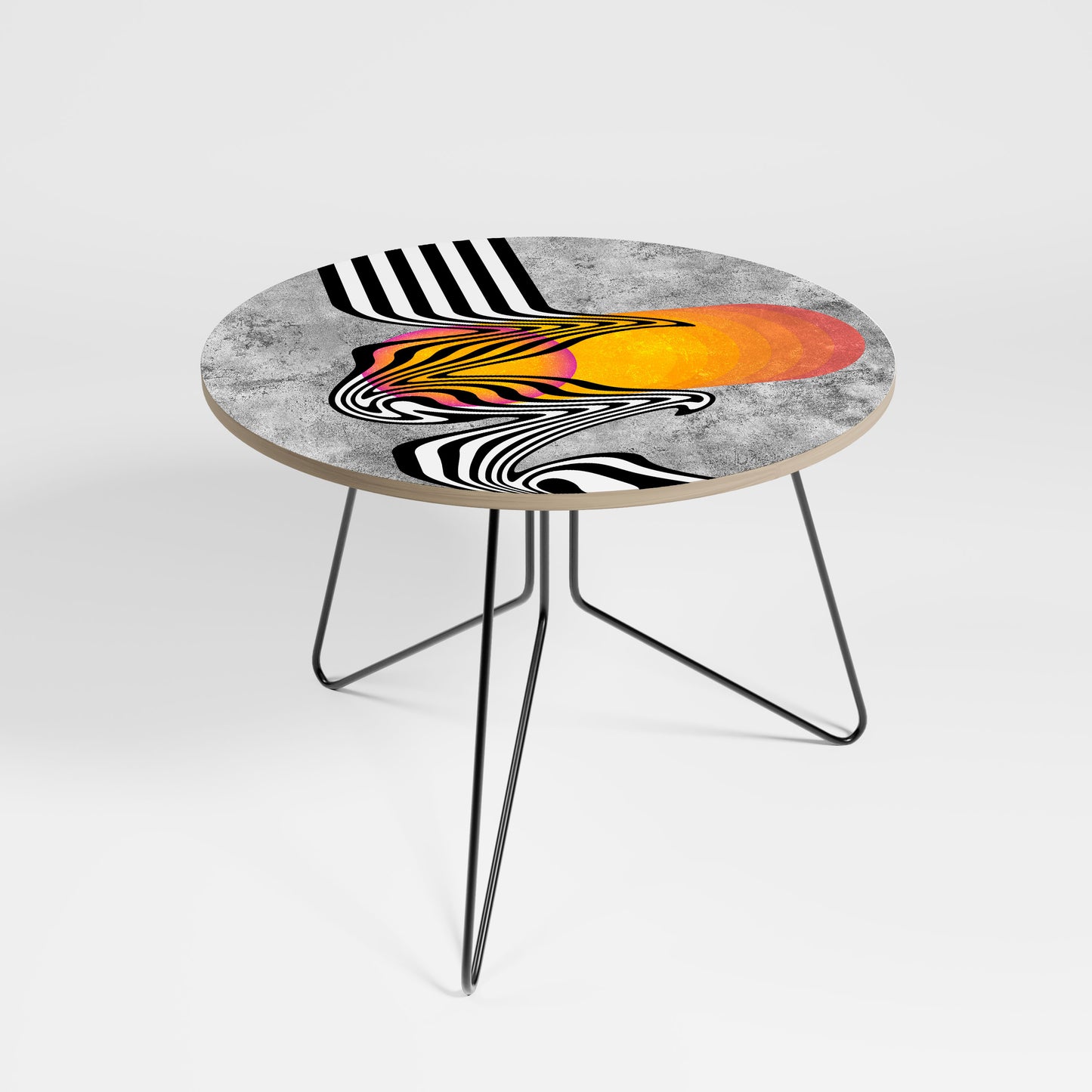 WHIMSICAL WAVES Large Coffee Table