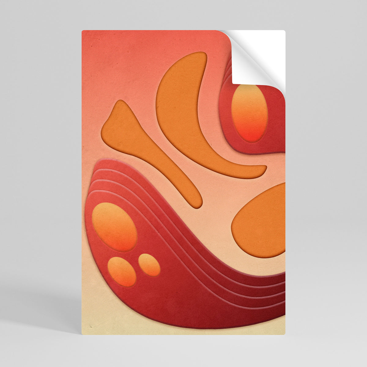 IMMERSION STRUCTURE Peel and Stick Vertical Poster