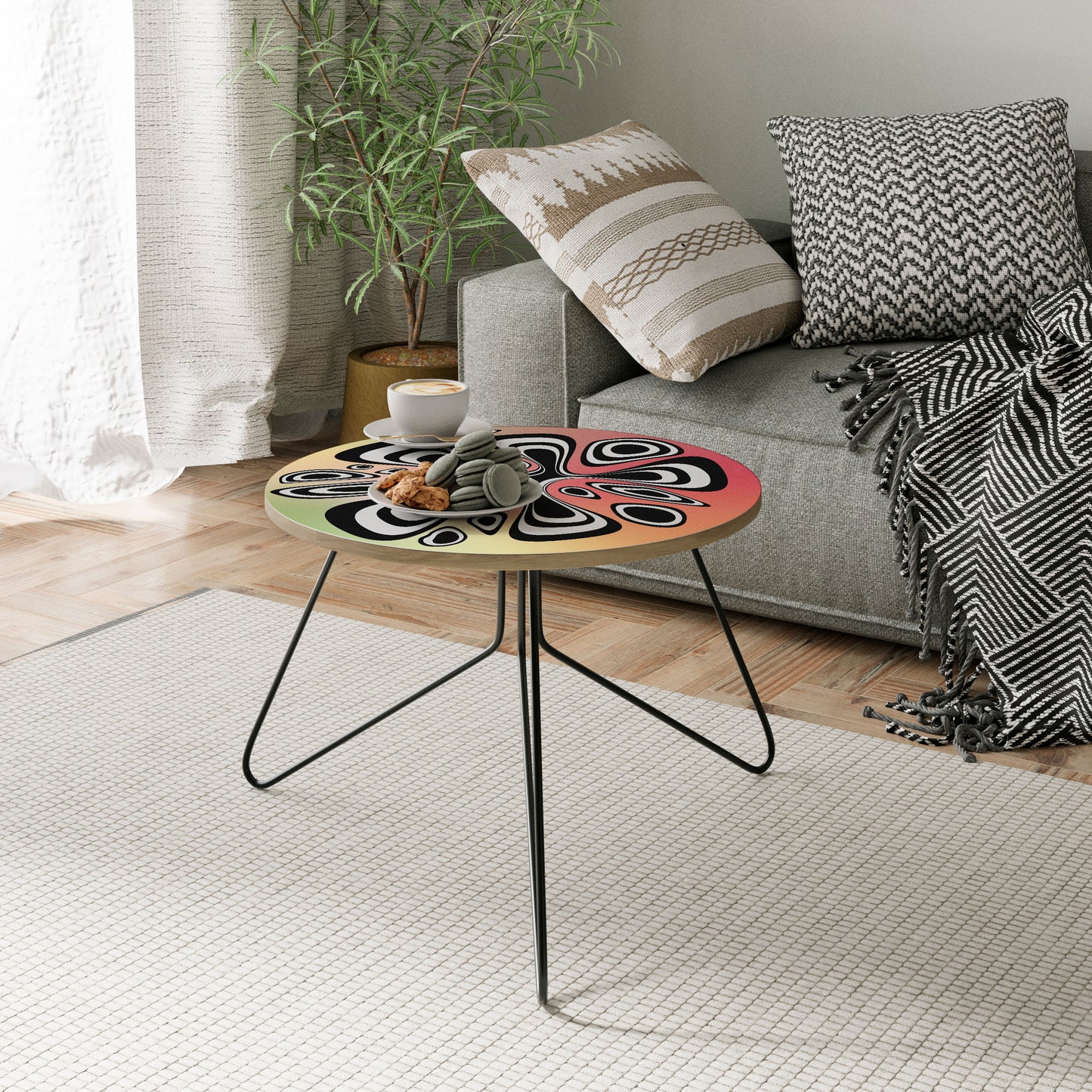 ILLUSIONARY SPLASH Small Coffee Table