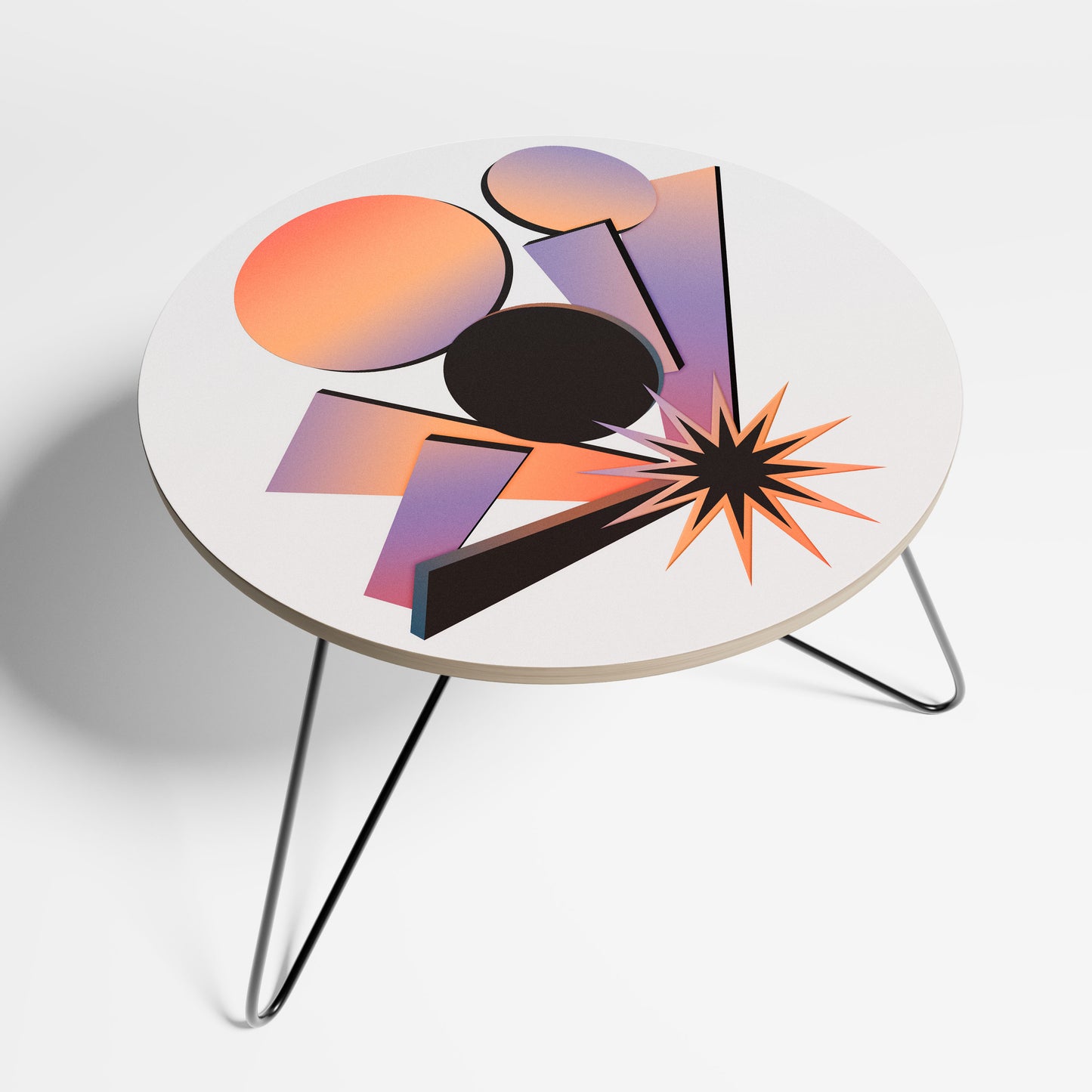 ANGULAR ARTISTRY Small Coffee Table