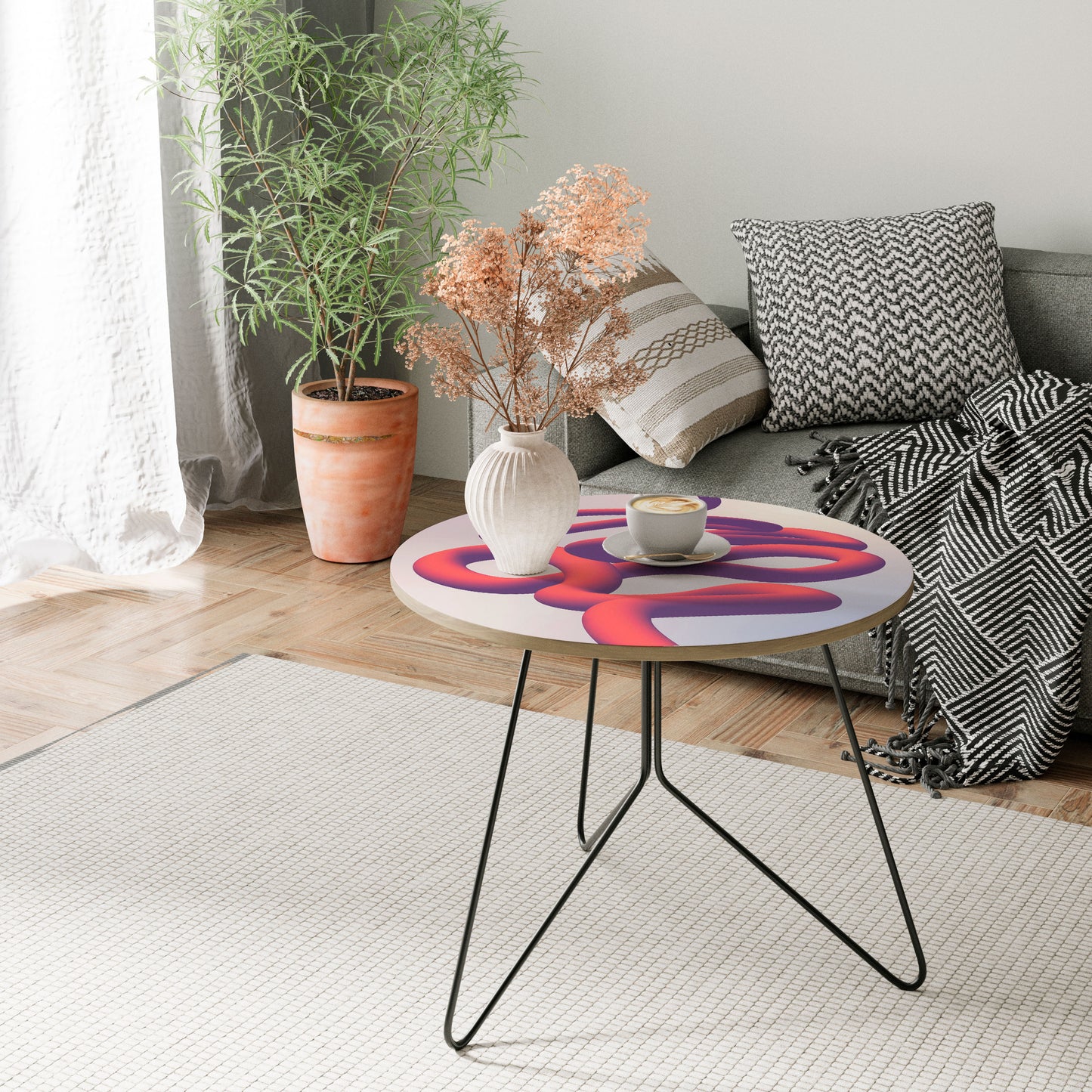 INFINITY WIRE Large Coffee Table