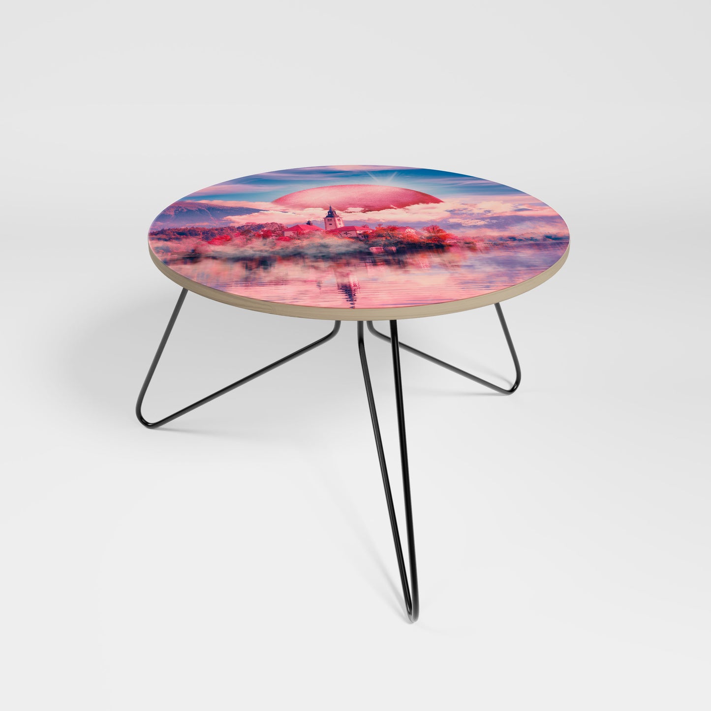 MARS OVER THE BLED LAKE Small Coffee Table