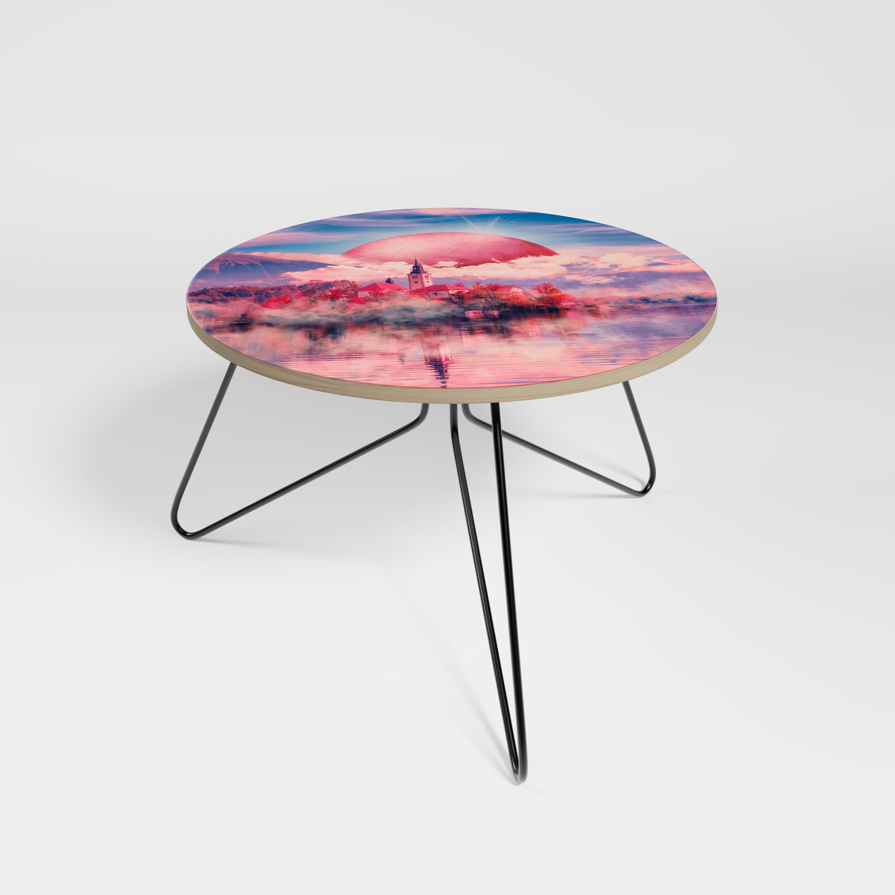 MARS OVER THE BLED LAKE Small Coffee Table