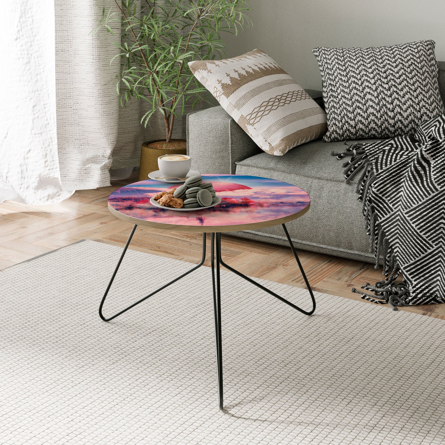 MARS OVER THE BLED LAKE Small Coffee Table