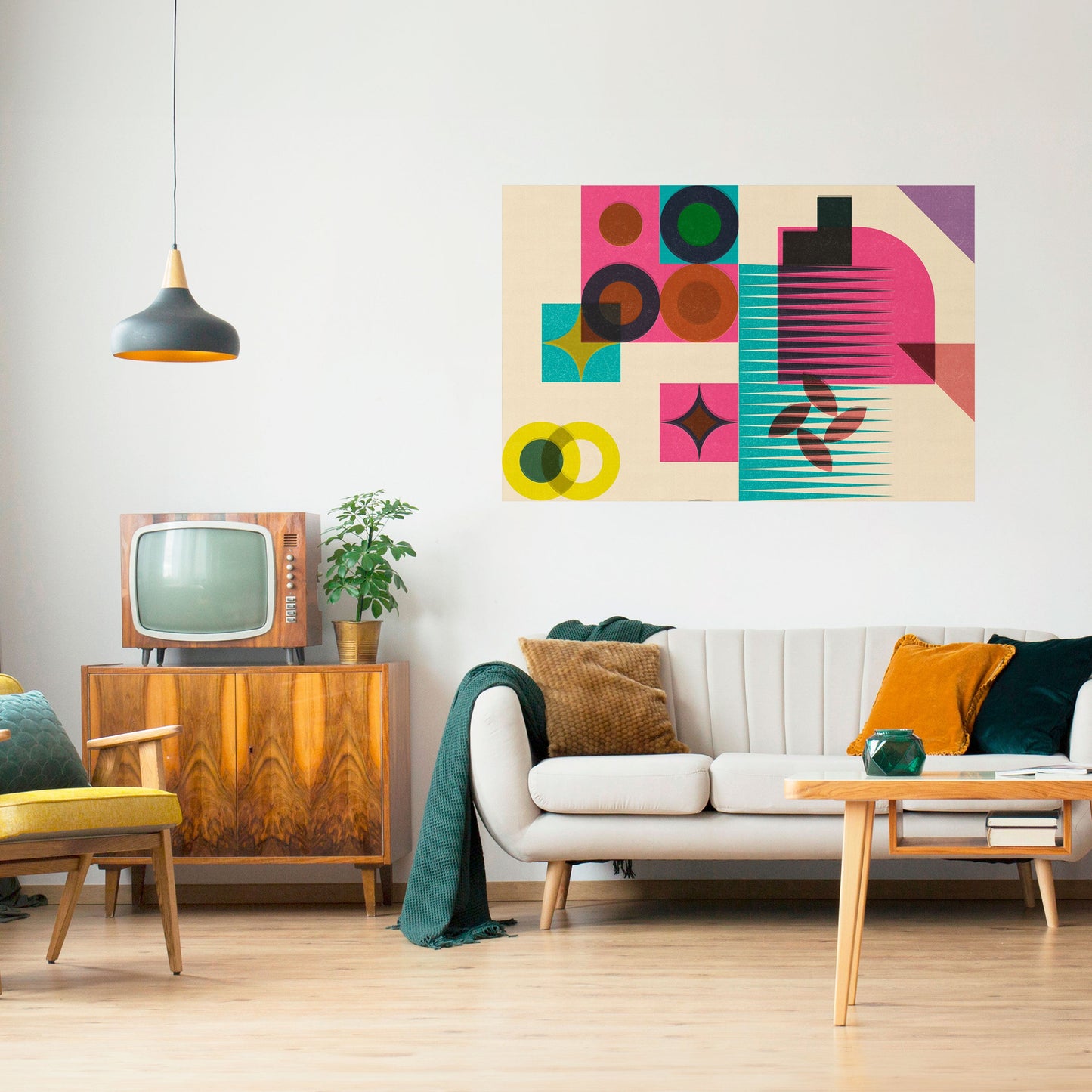 FORM VARIETY Peel and Stick Horizontal Poster