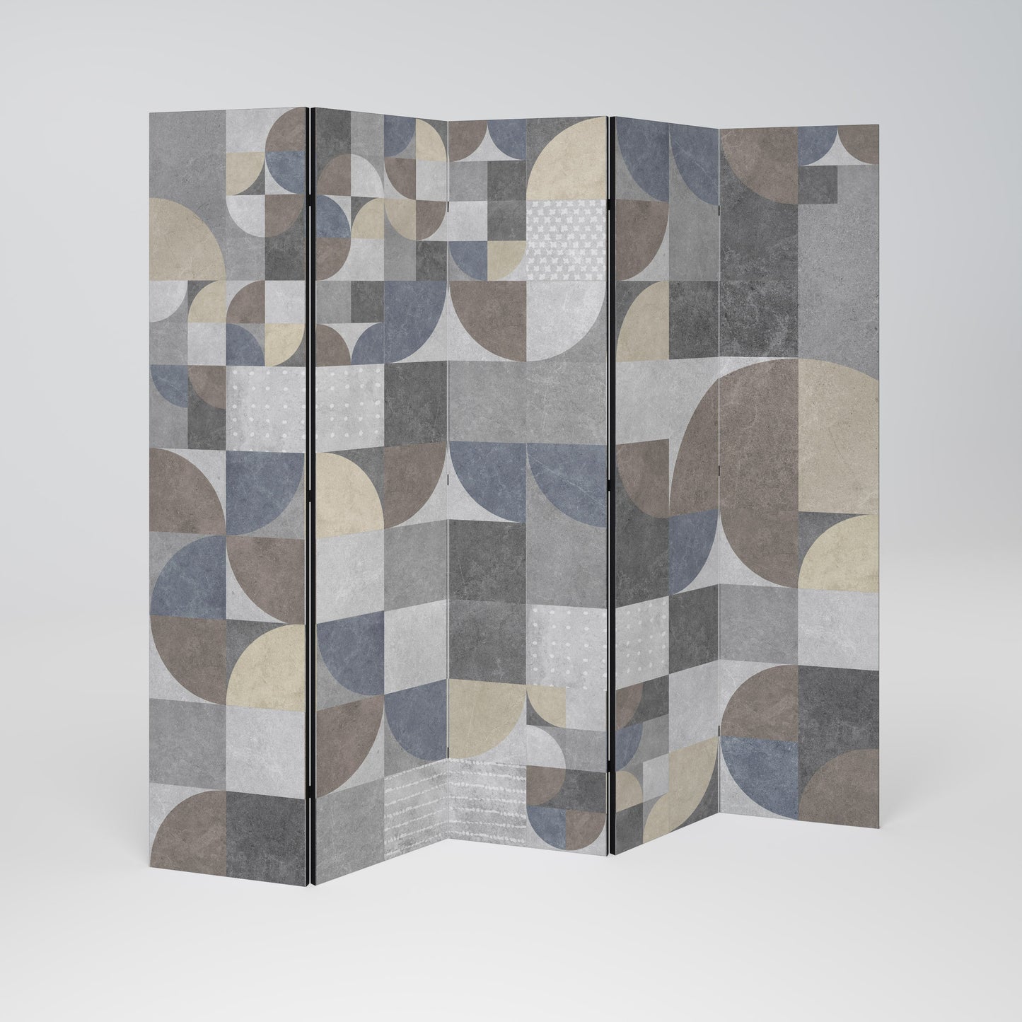 A PIECE OF SHAPE Dekorativ rumsavdelare med 5 paneler