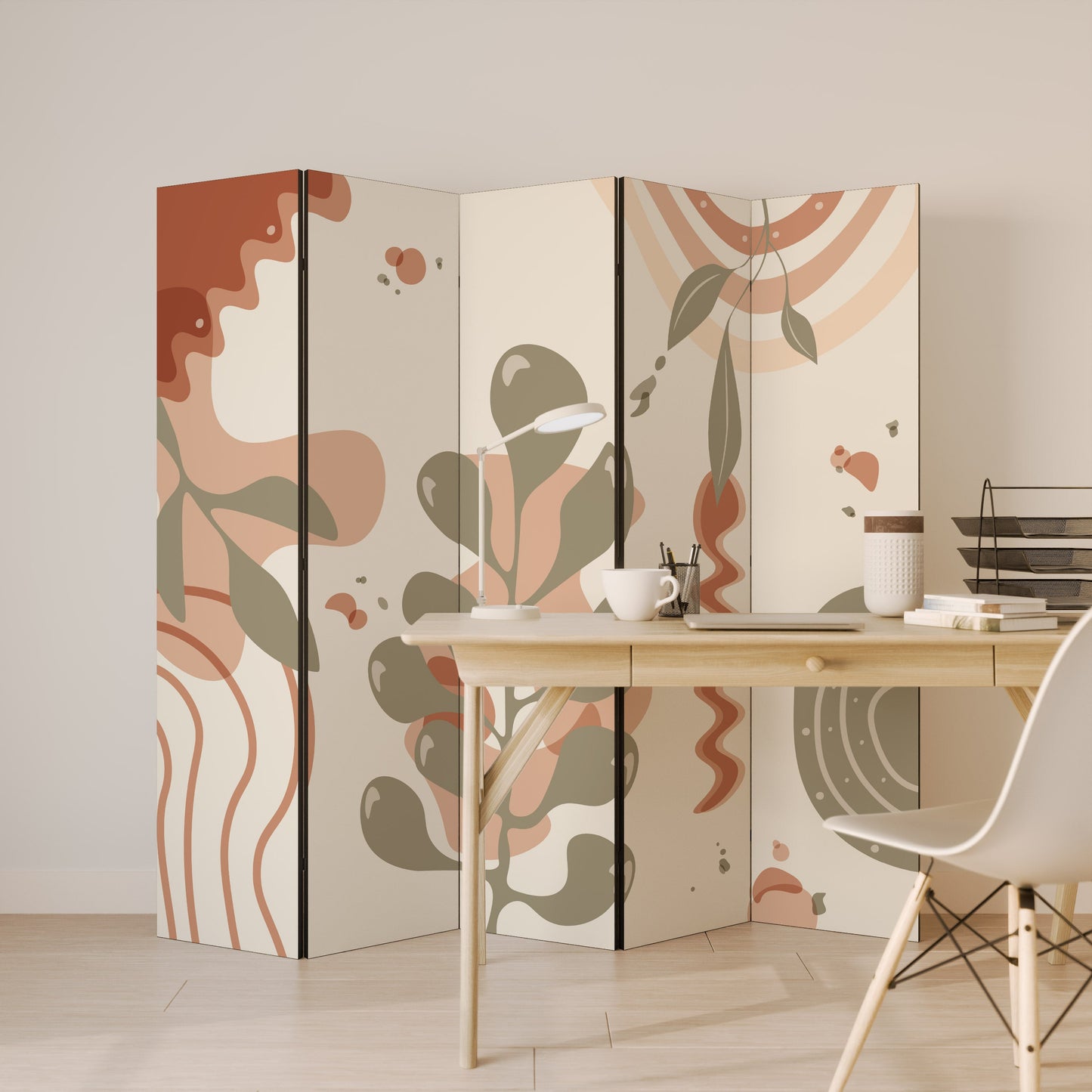 ARTISTRY AURA Dekorativ rumsavdelare med 5 paneler